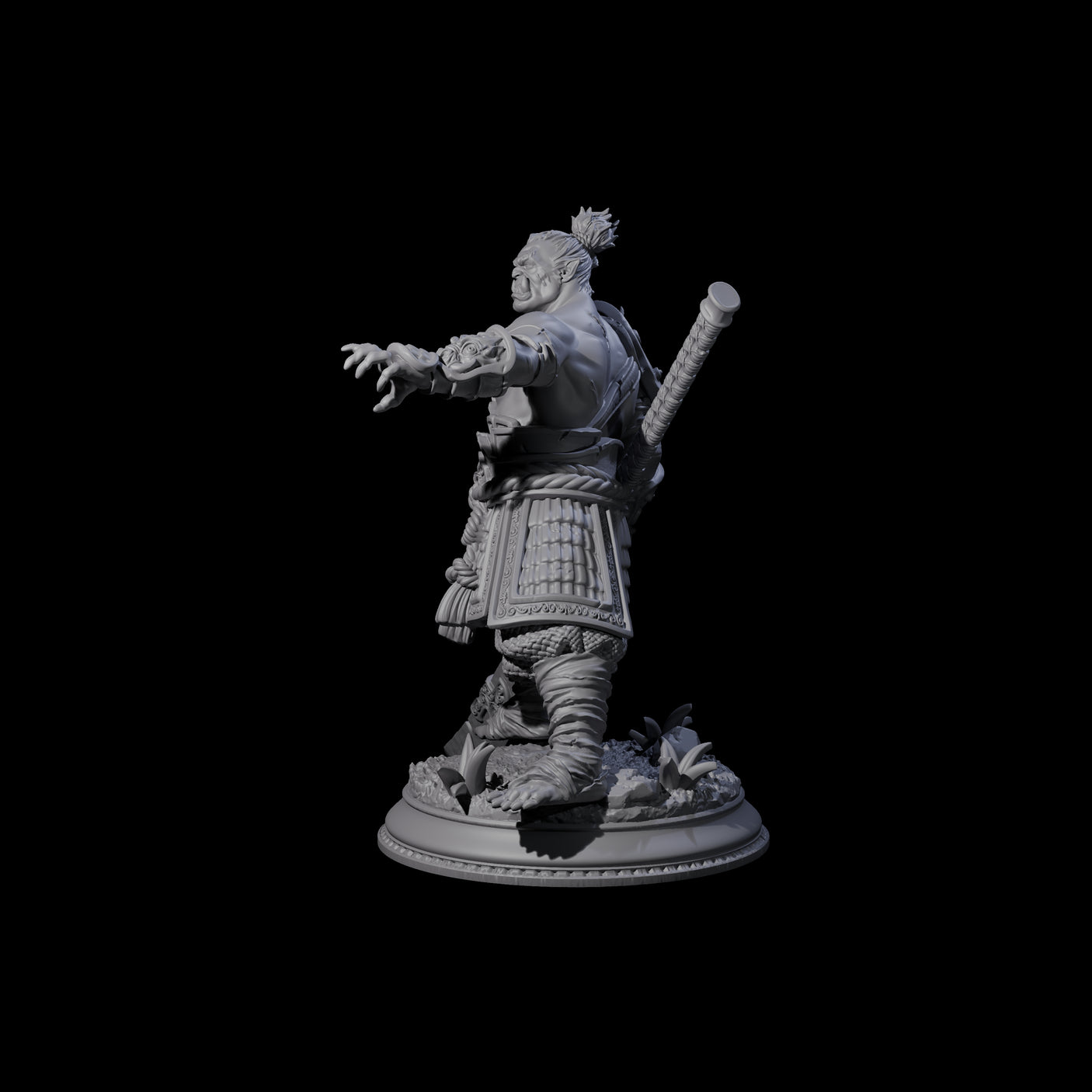 Striking Monk Miniature for Dungeons and Dragons, Pathfinder or other TTRPGs