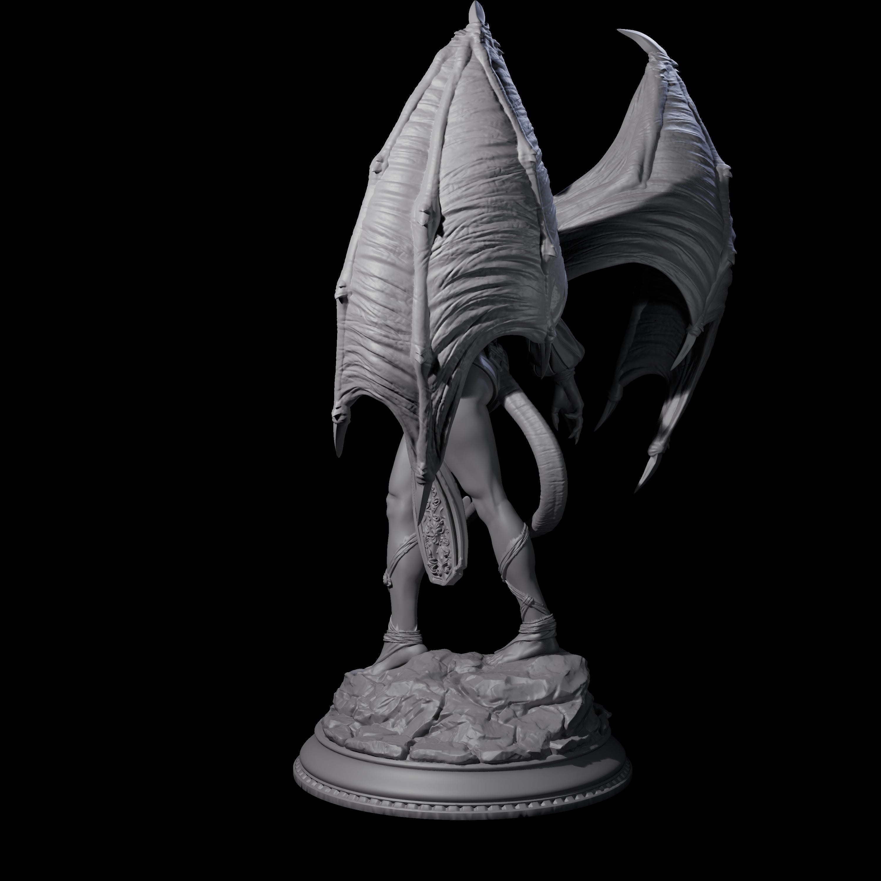 Striking Succubus Miniature for Dungeons and Dragons, Pathfinder or other TTRPGs