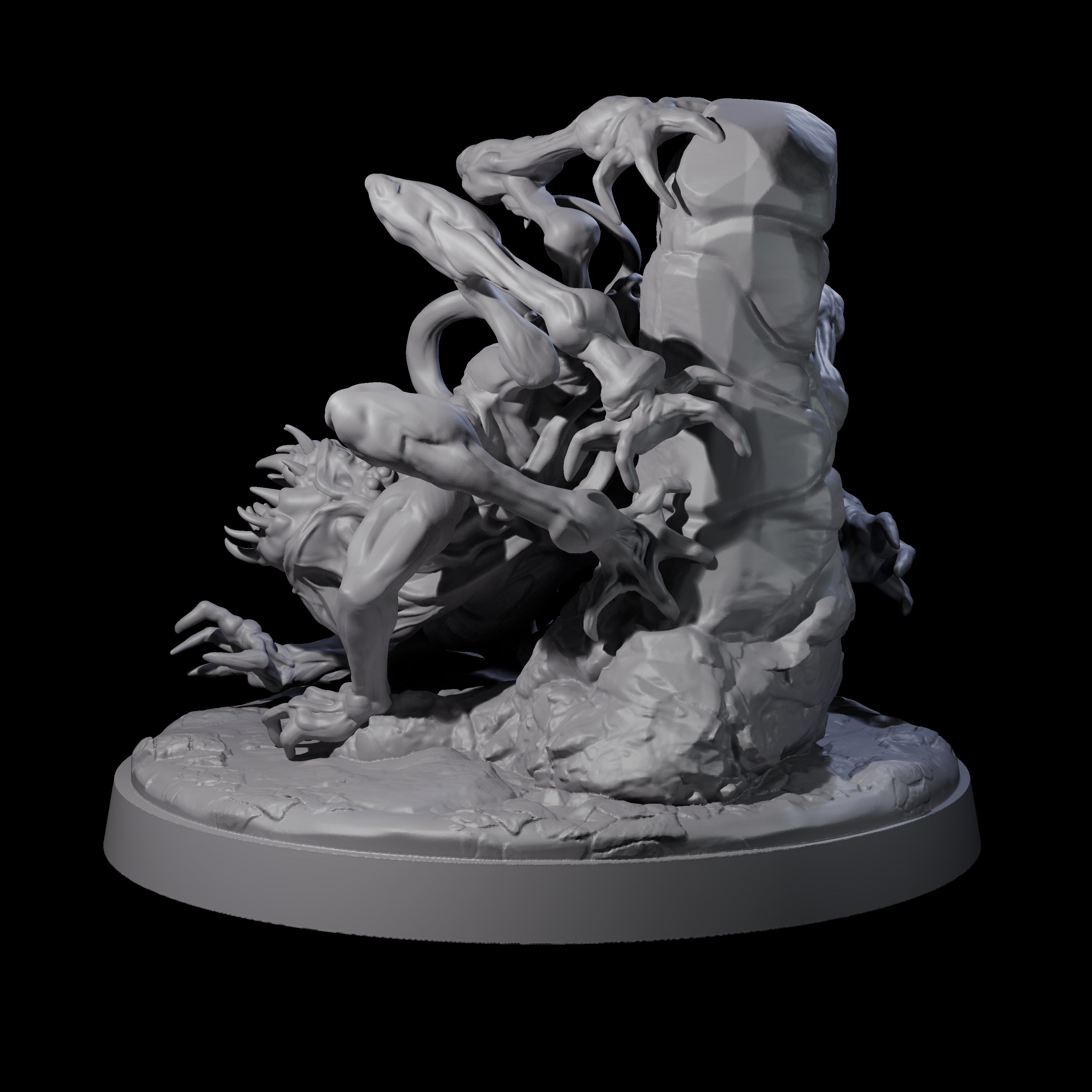 Stringy Voidspawn C Miniature for Dungeons and Dragons, Pathfinder or other TTRPGs