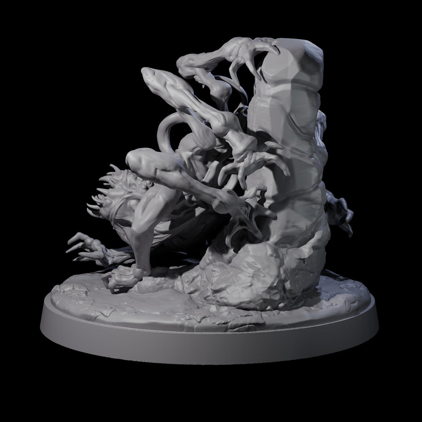 Stringy Voidspawn C Miniature for Dungeons and Dragons, Pathfinder or other TTRPGs