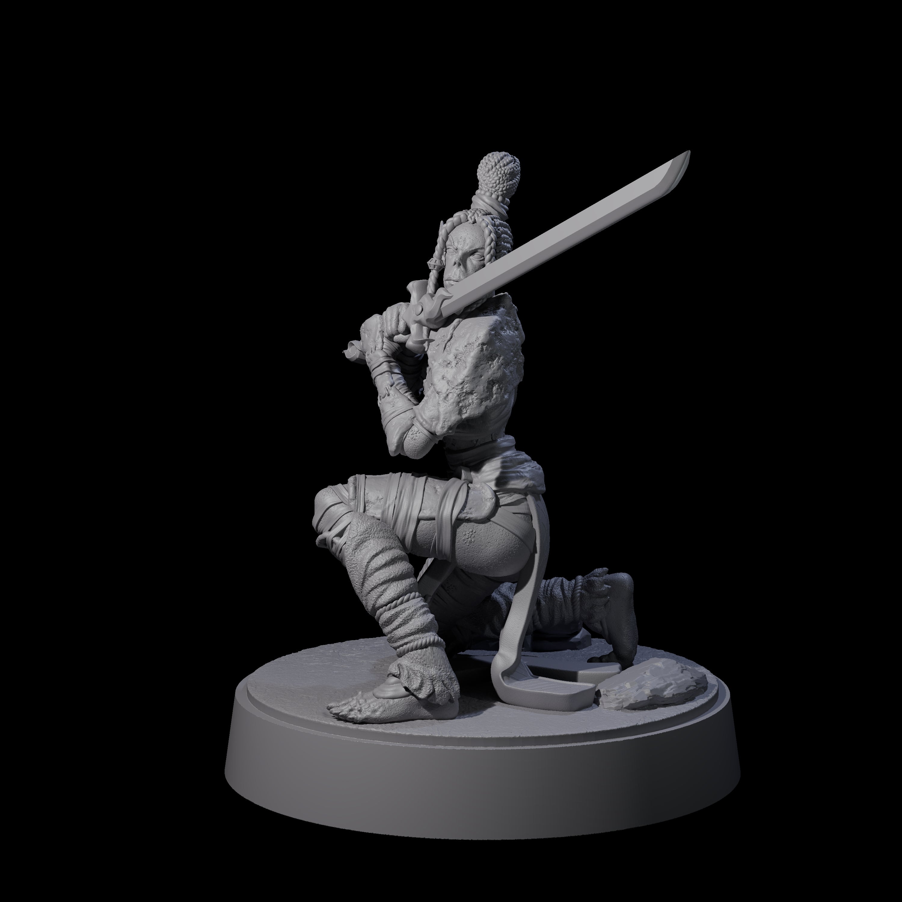 Strong Githyanki Corsair B Miniature for Dungeons and Dragons, Pathfinder or other TTRPGs