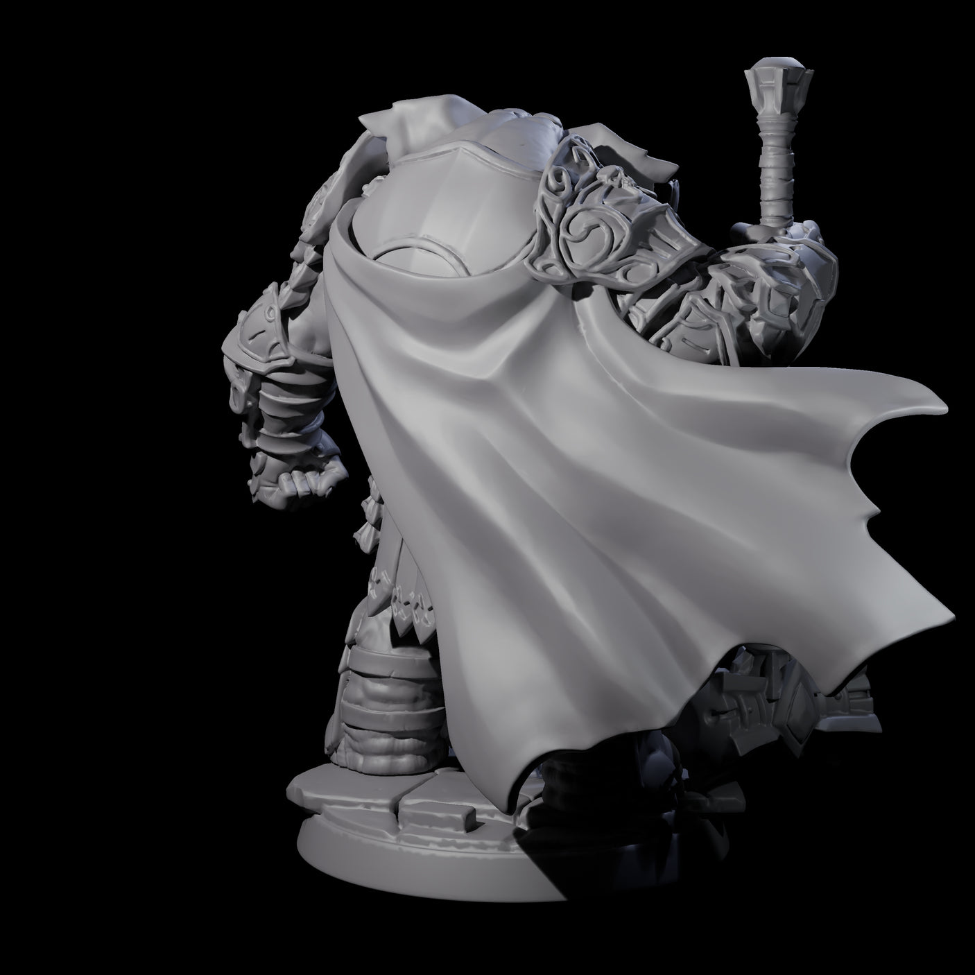 Strong Loxodon Champion Miniature for Dungeons and Dragons, Pathfinder or other TTRPGs