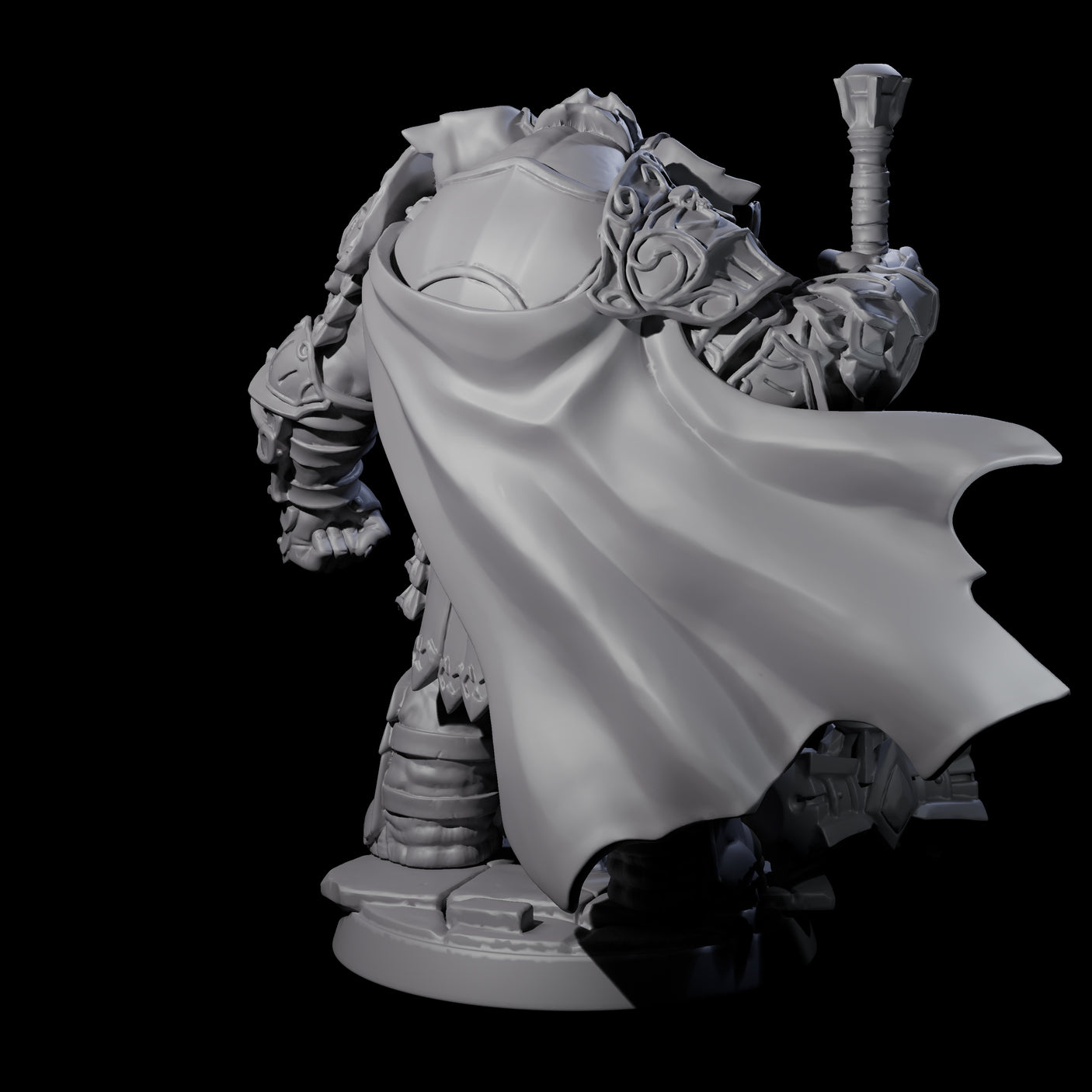 Strong Loxodon Champion Miniature for Dungeons and Dragons, Pathfinder or other TTRPGs