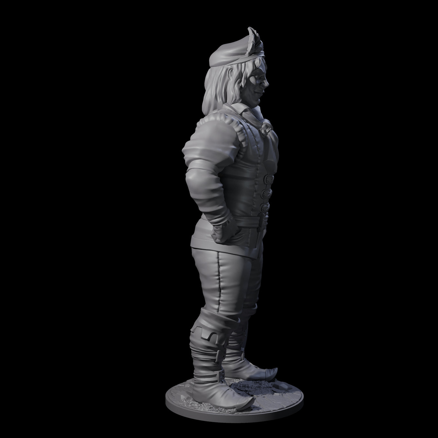 Strumming With Style Human Bard Miniature for Dungeons and Dragons, Pathfinder or other TTRPGs