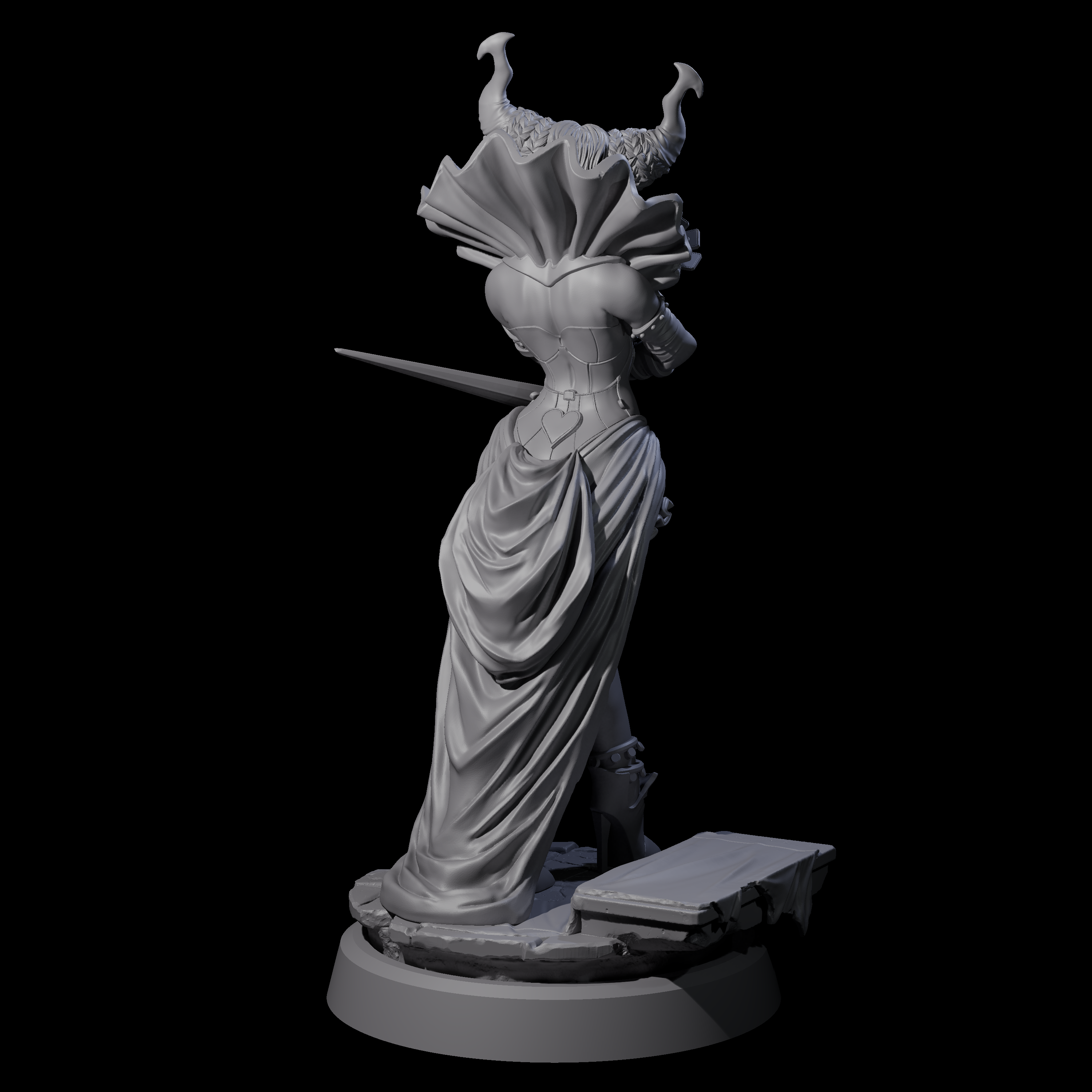 Strutting Circus Rogue Miniature for Dungeons and Dragons, Pathfinder or other TTRPGs