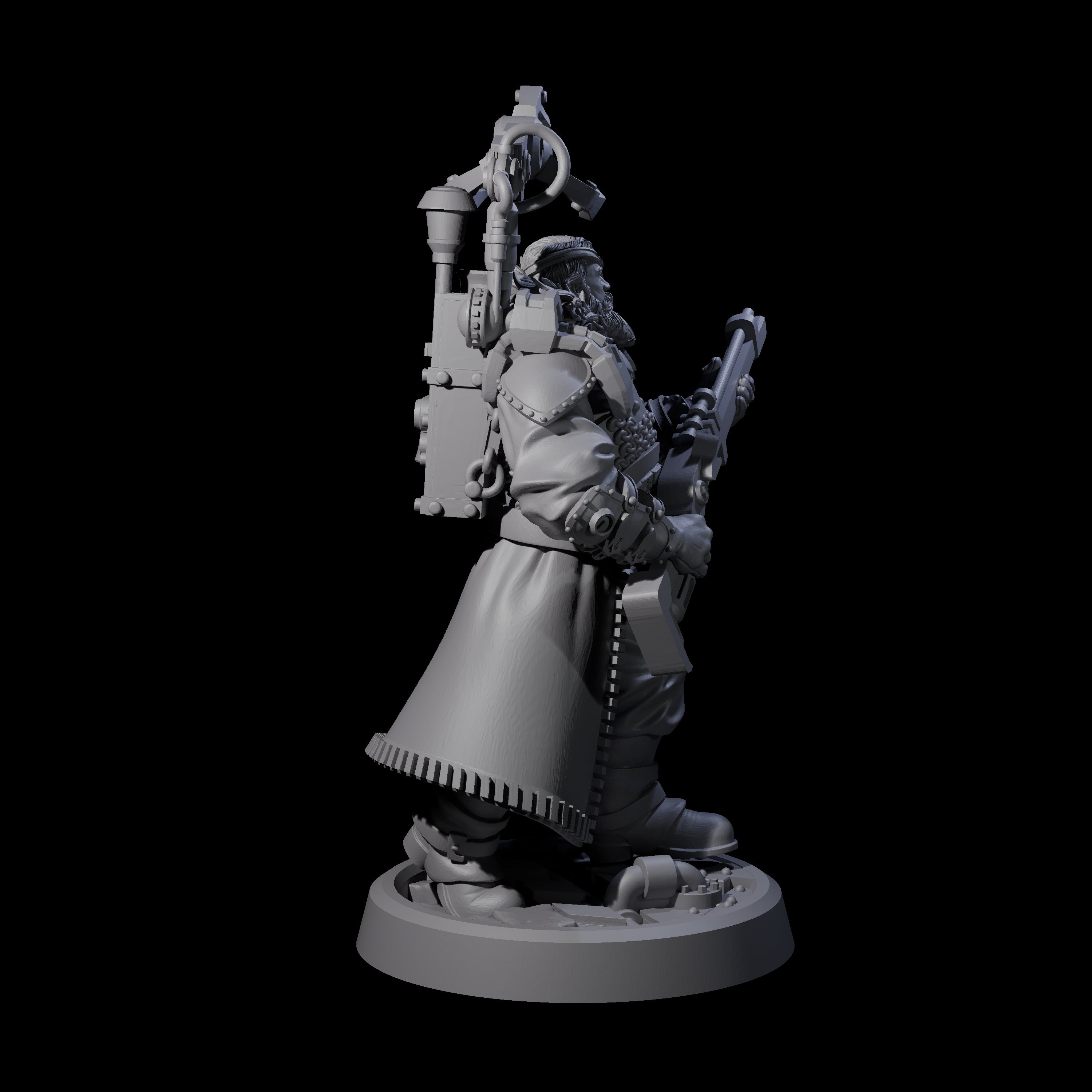 Sturdy Inventor Miniature for Dungeons and Dragons, Pathfinder or other TTRPGs
