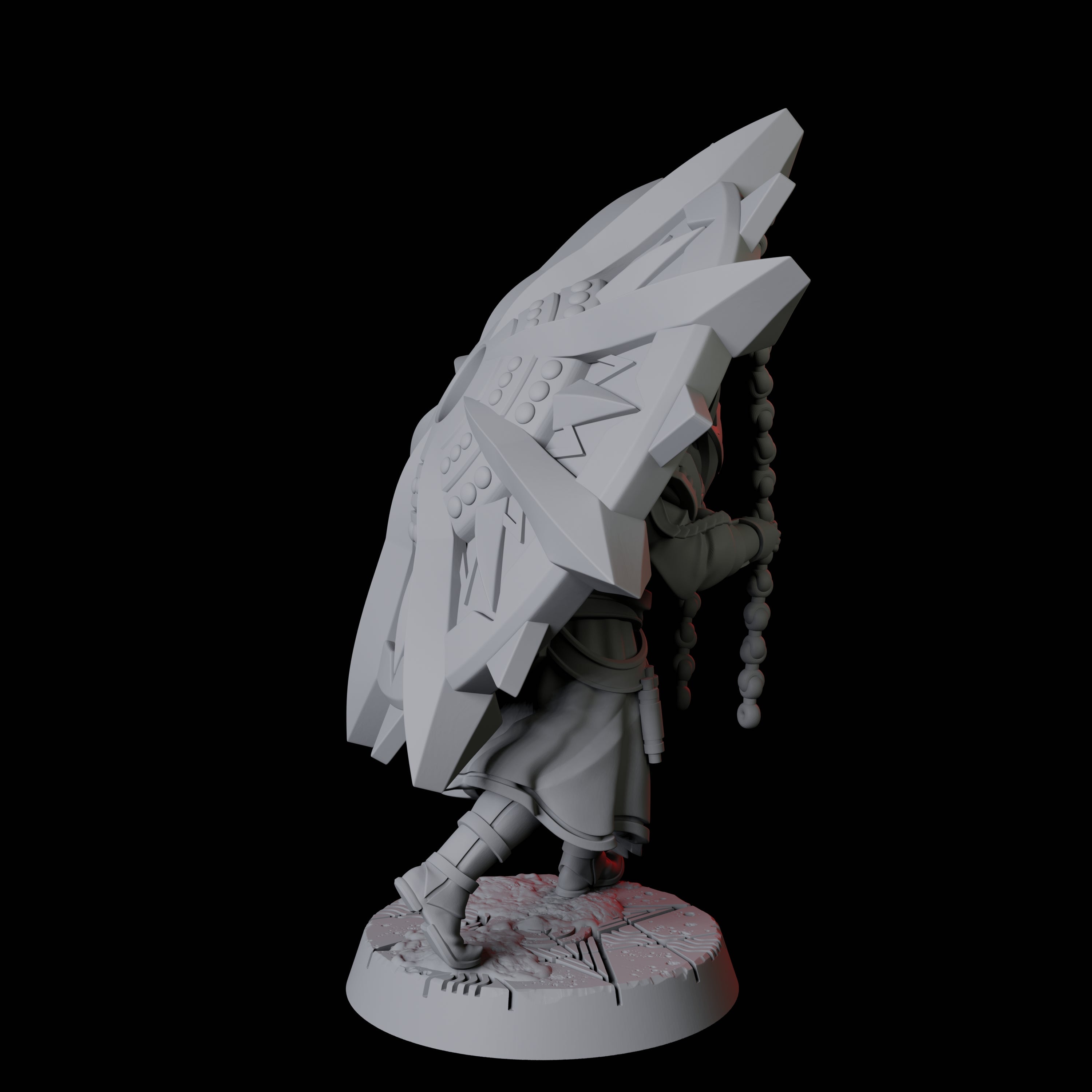 Sun Worshipping Cultist B Miniature for Dungeons and Dragons, Pathfinder or other TTRPGs