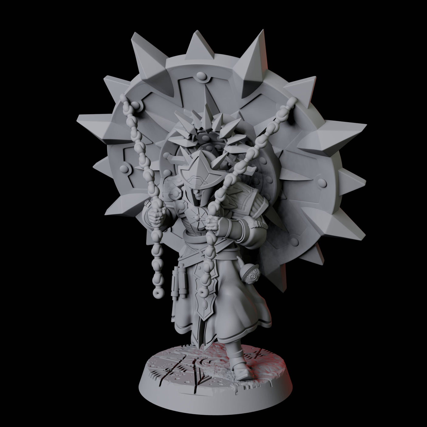 Sun Worshipping Cultist B Miniature for Dungeons and Dragons, Pathfinder or other TTRPGs
