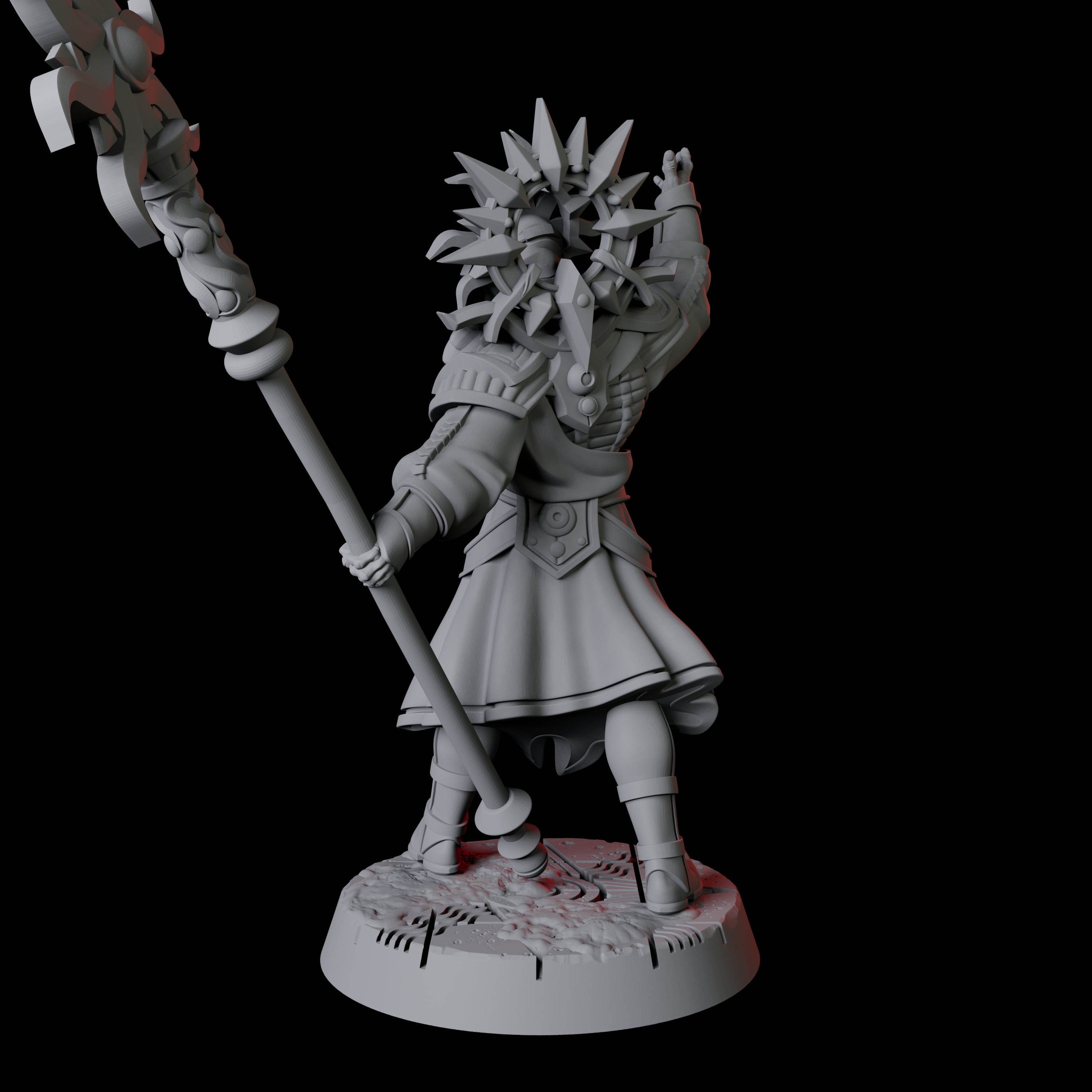 Sun Worshipping Cultist D Miniature for Dungeons and Dragons, Pathfinder or other TTRPGs