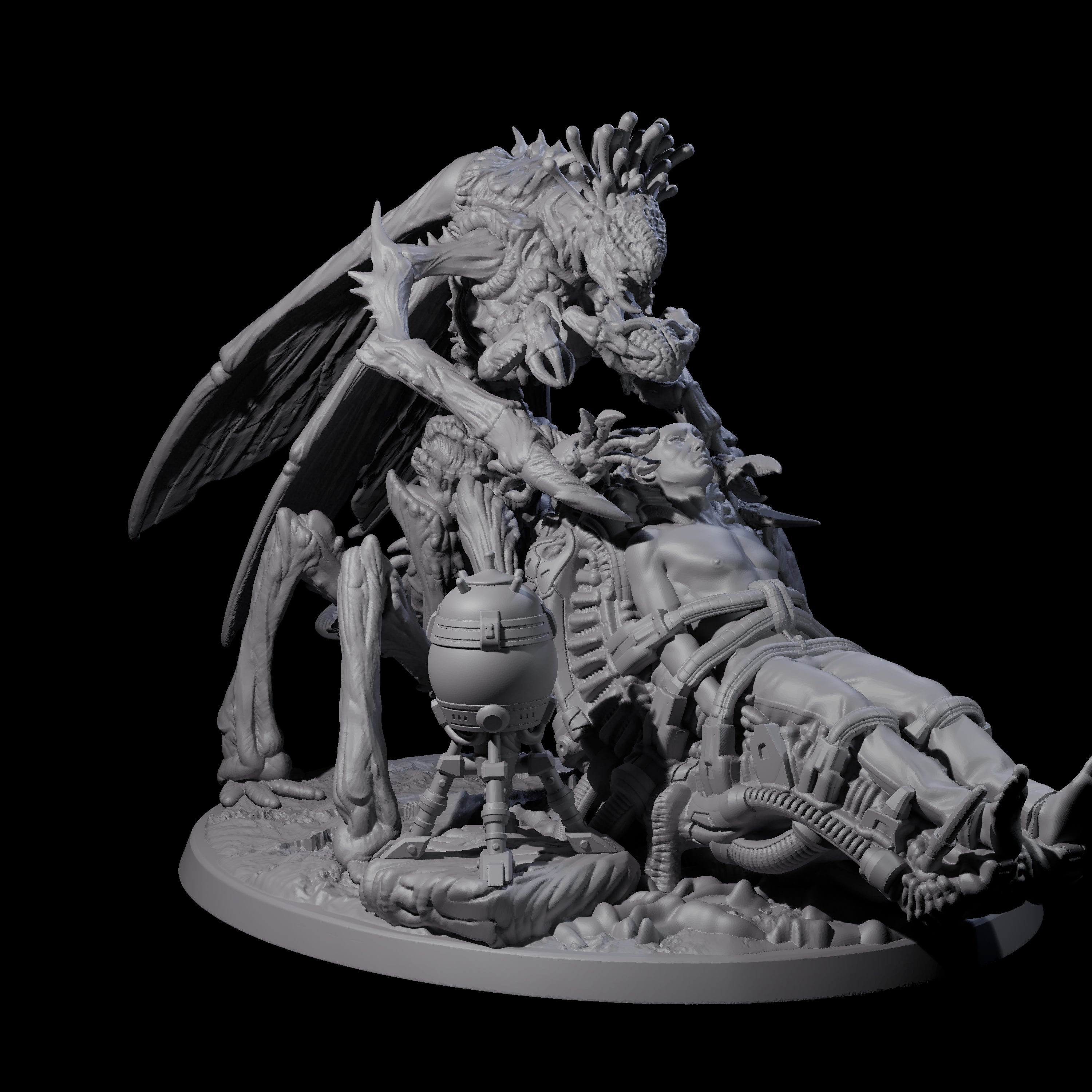 Surgical Mi-Go Aberration Miniature for Dungeons and Dragons, Pathfinder or other TTRPGs