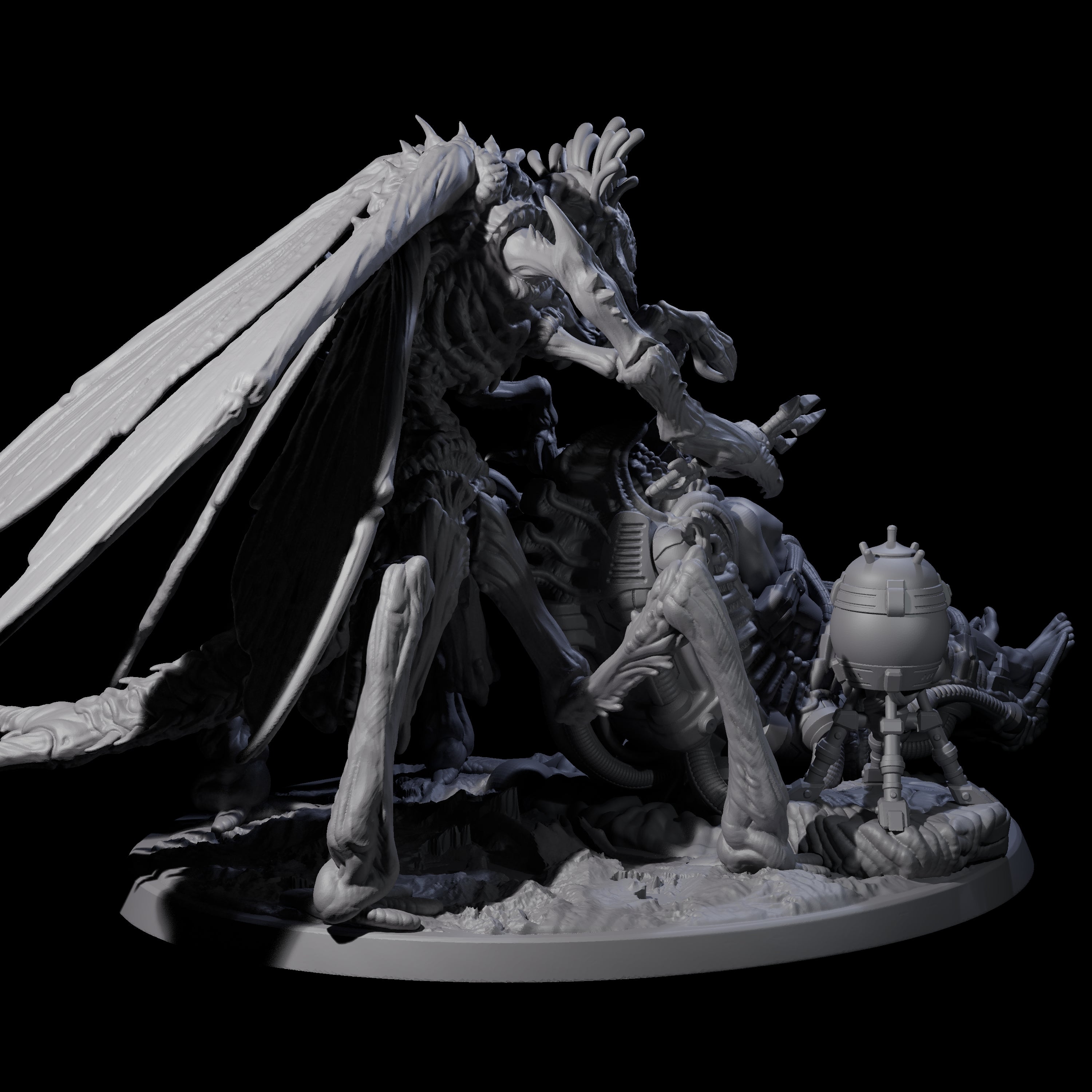 Surgical Mi-Go Aberration Miniature for Dungeons and Dragons, Pathfinder or other TTRPGs