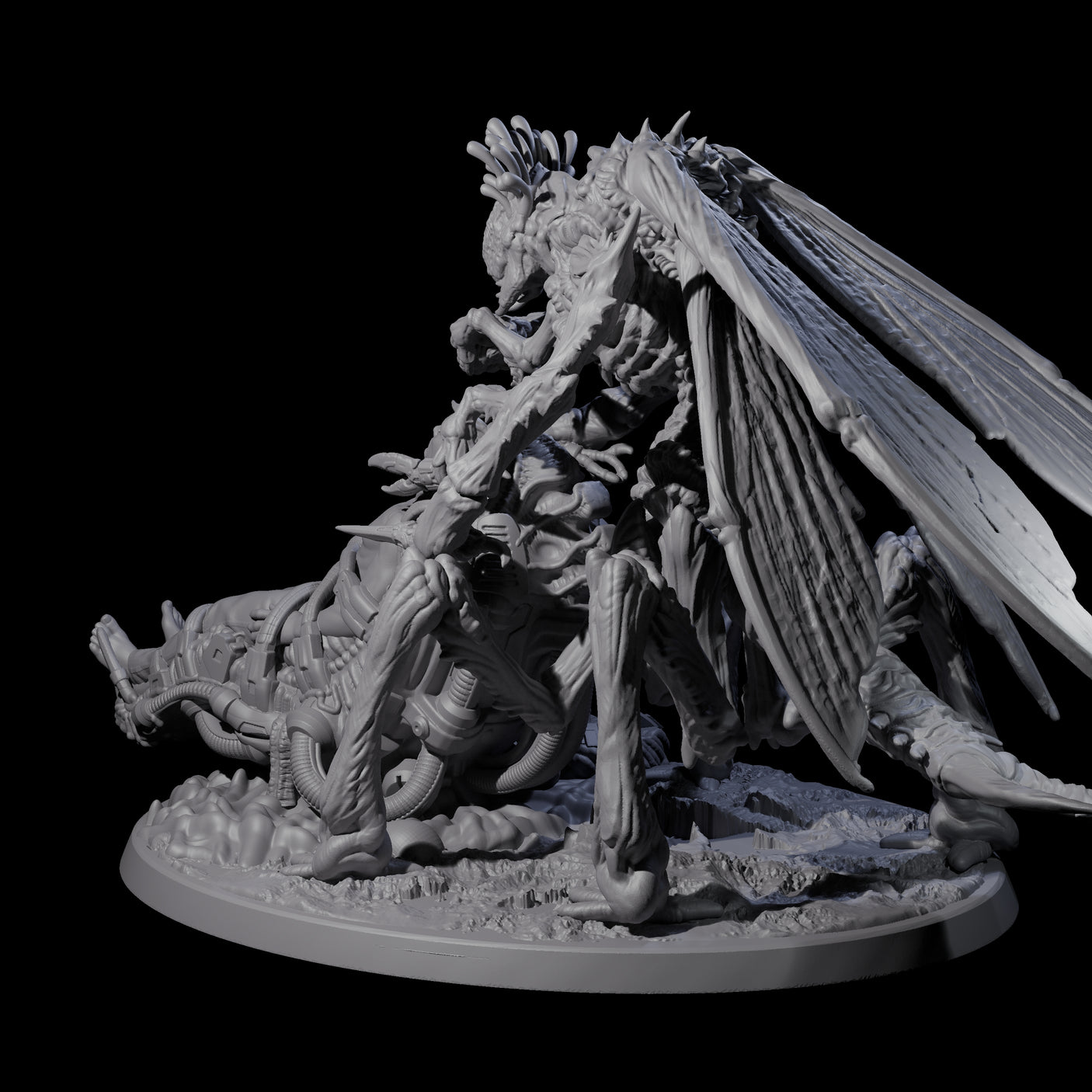 Surgical Mi-Go Aberration Miniature for Dungeons and Dragons, Pathfinder or other TTRPGs
