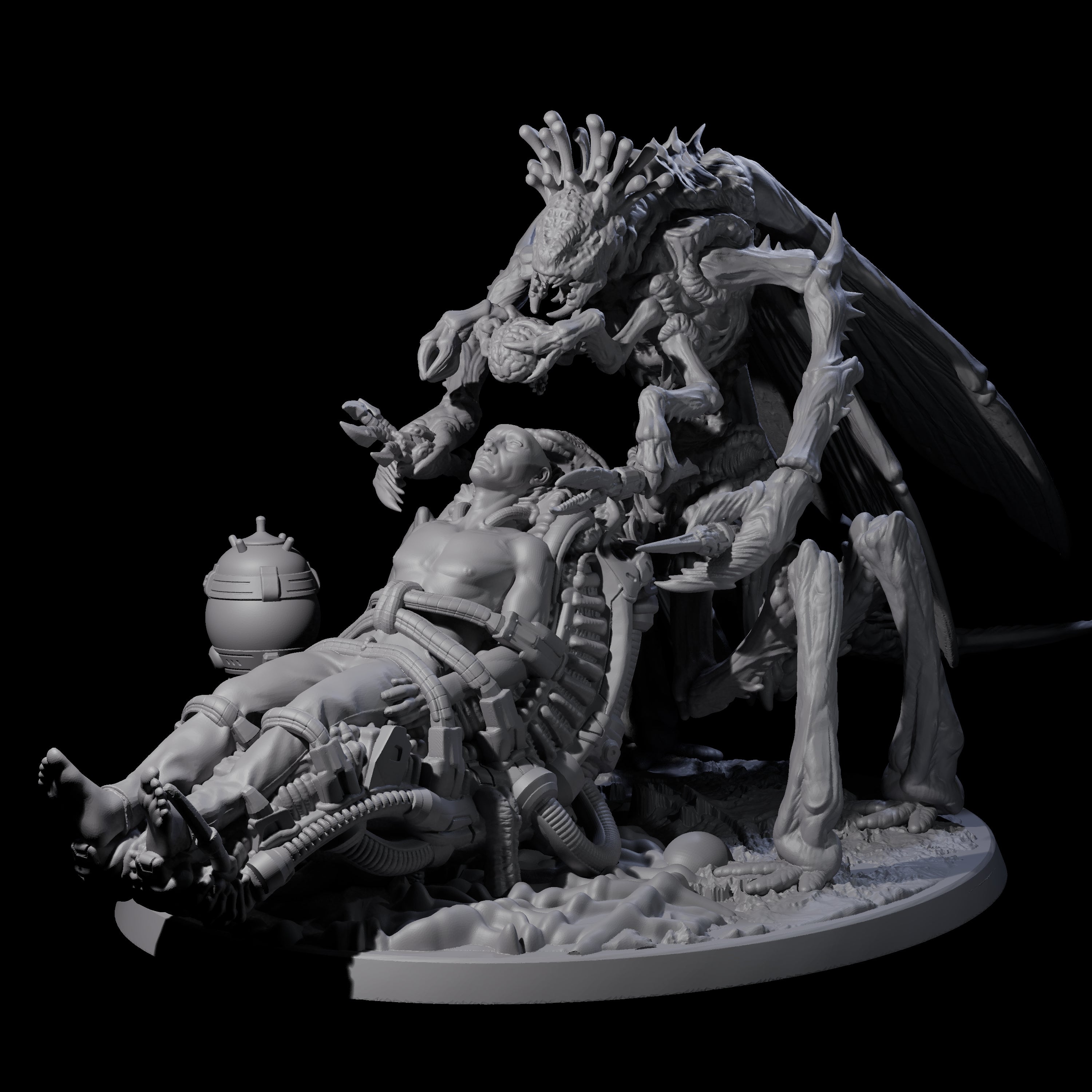 Surgical Mi-Go Aberration Miniature for Dungeons and Dragons, Pathfinder or other TTRPGs