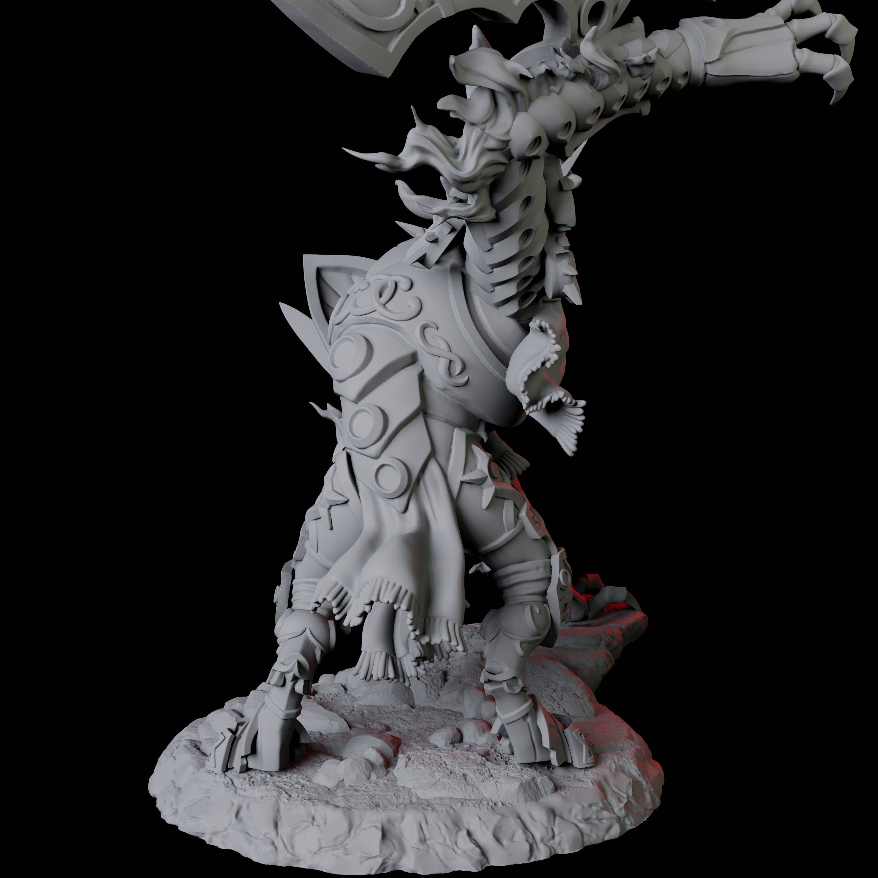 Surging Bastion Archon A Miniature for Dungeons and Dragons, Pathfinder or other TTRPGs