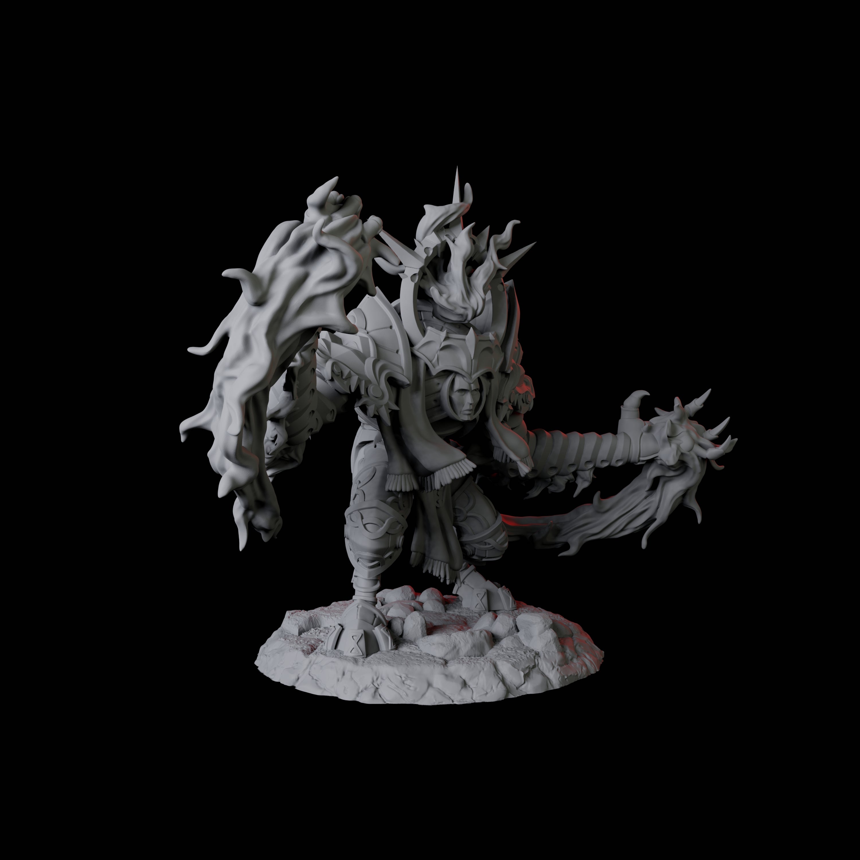 Surging Bastion Archon B Miniature for Dungeons and Dragons, Pathfinder or other TTRPGs