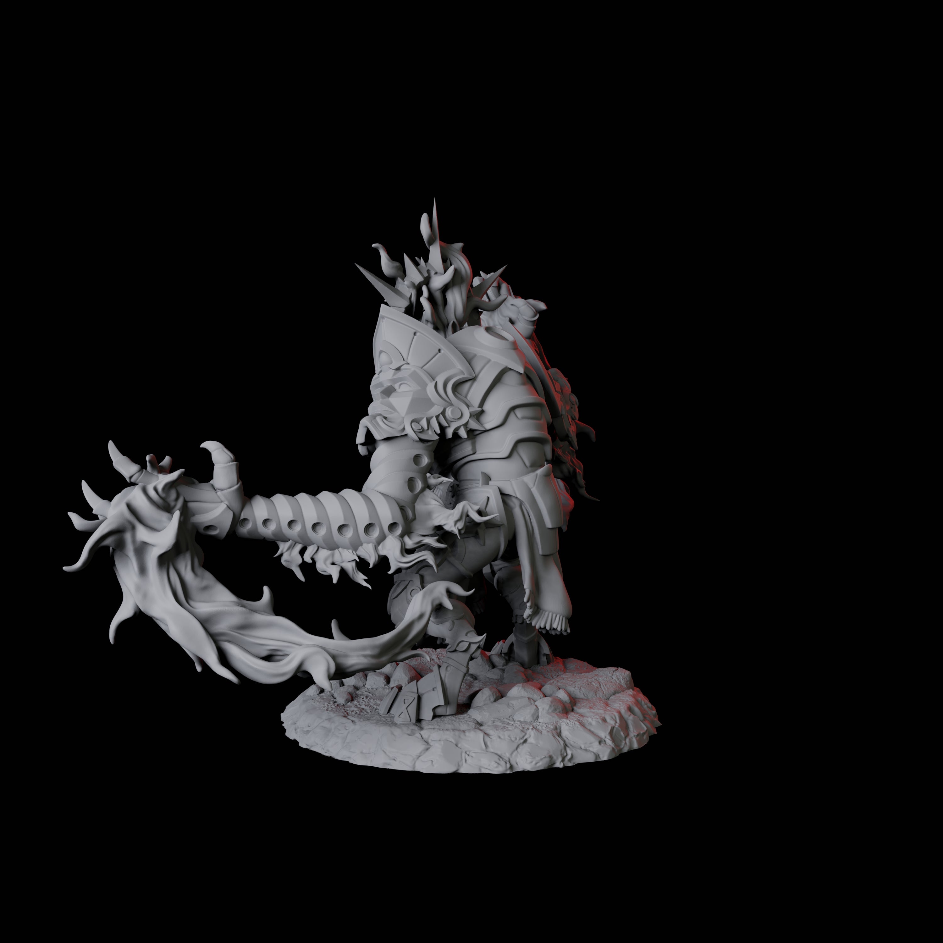 Surging Bastion Archon B Miniature for Dungeons and Dragons, Pathfinder or other TTRPGs