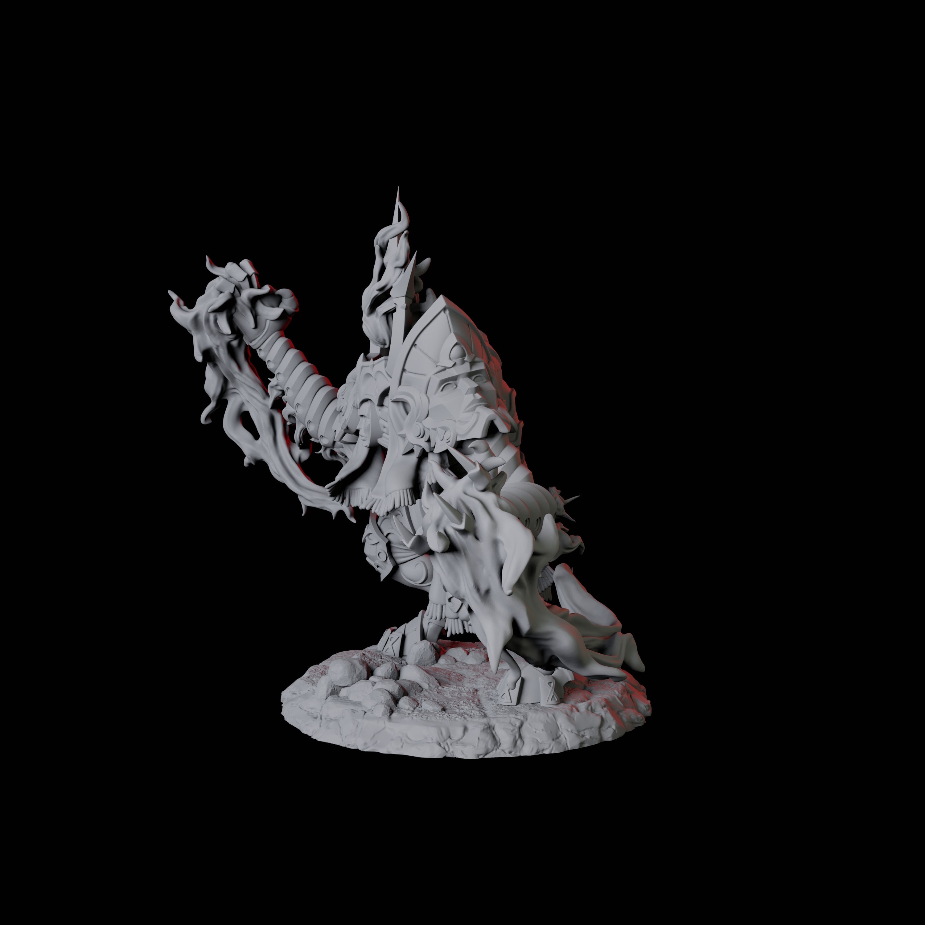 Surging Bastion Archon B Miniature for Dungeons and Dragons, Pathfinder or other TTRPGs