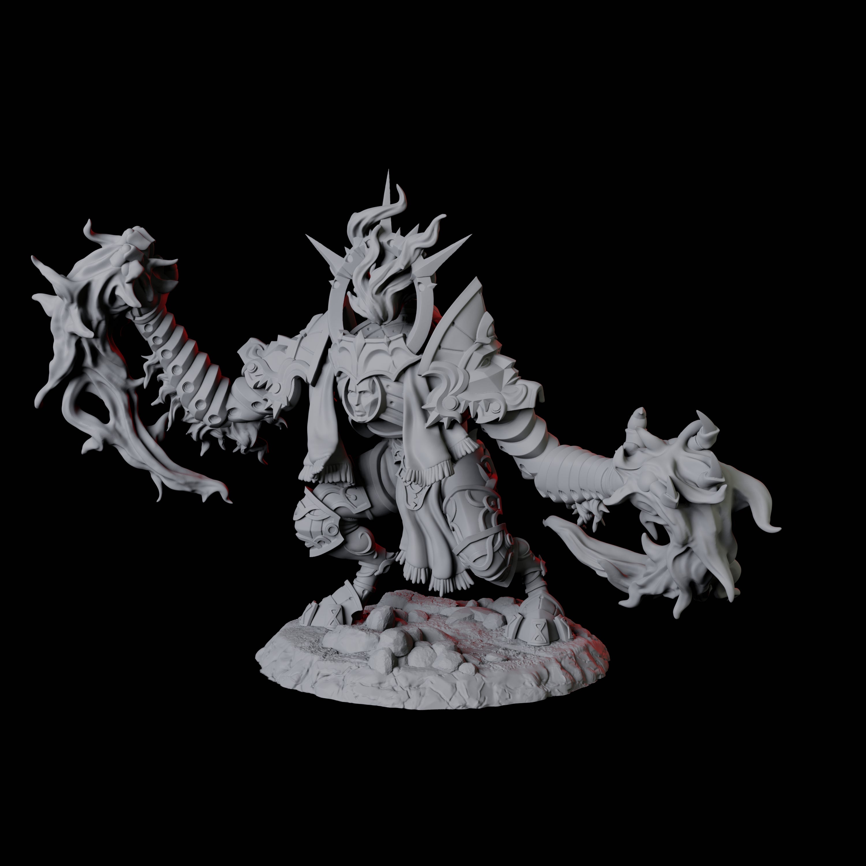 Surging Bastion Archon B Miniature for Dungeons and Dragons, Pathfinder or other TTRPGs
