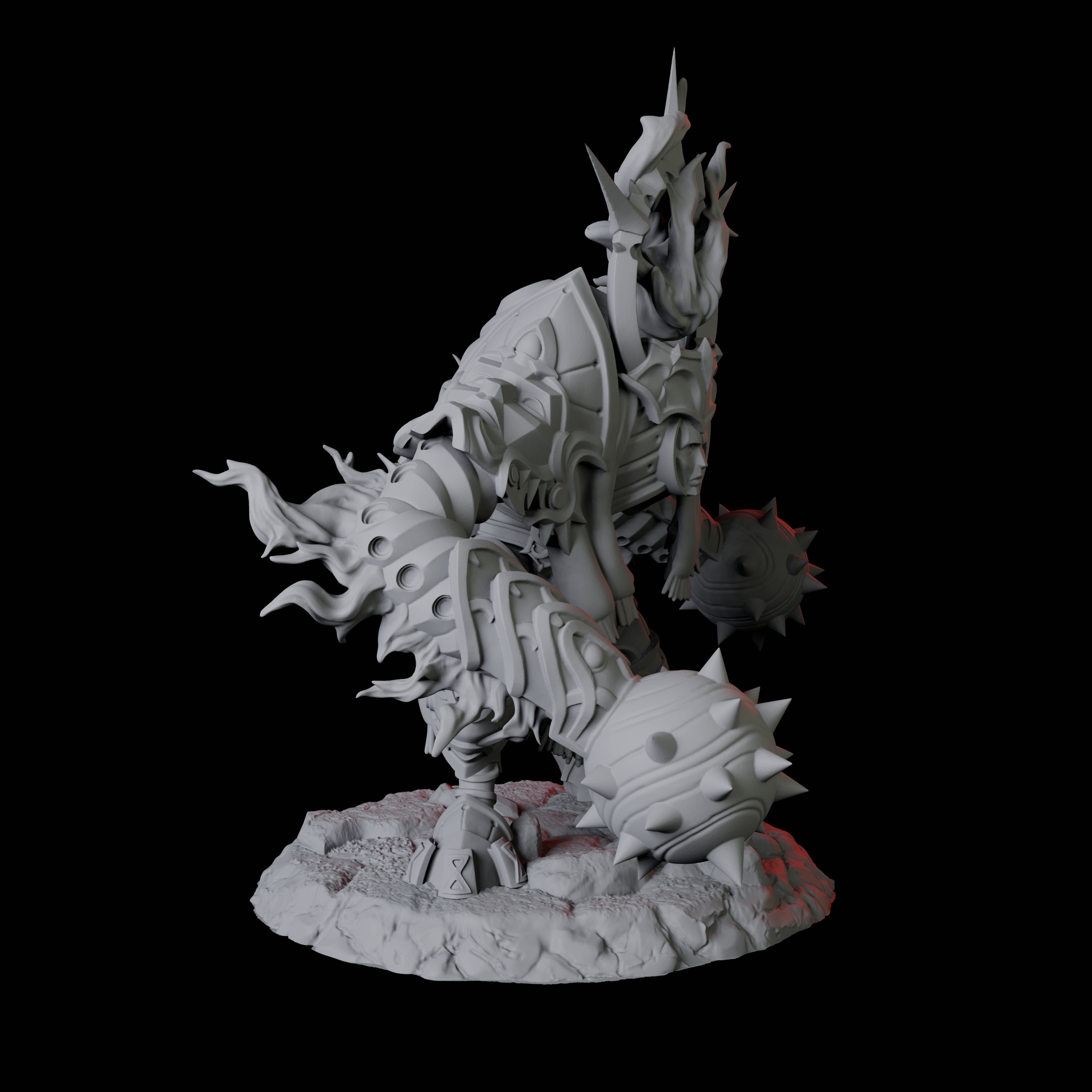 Surging Bastion Archon C Miniature for Dungeons and Dragons, Pathfinder or other TTRPGs