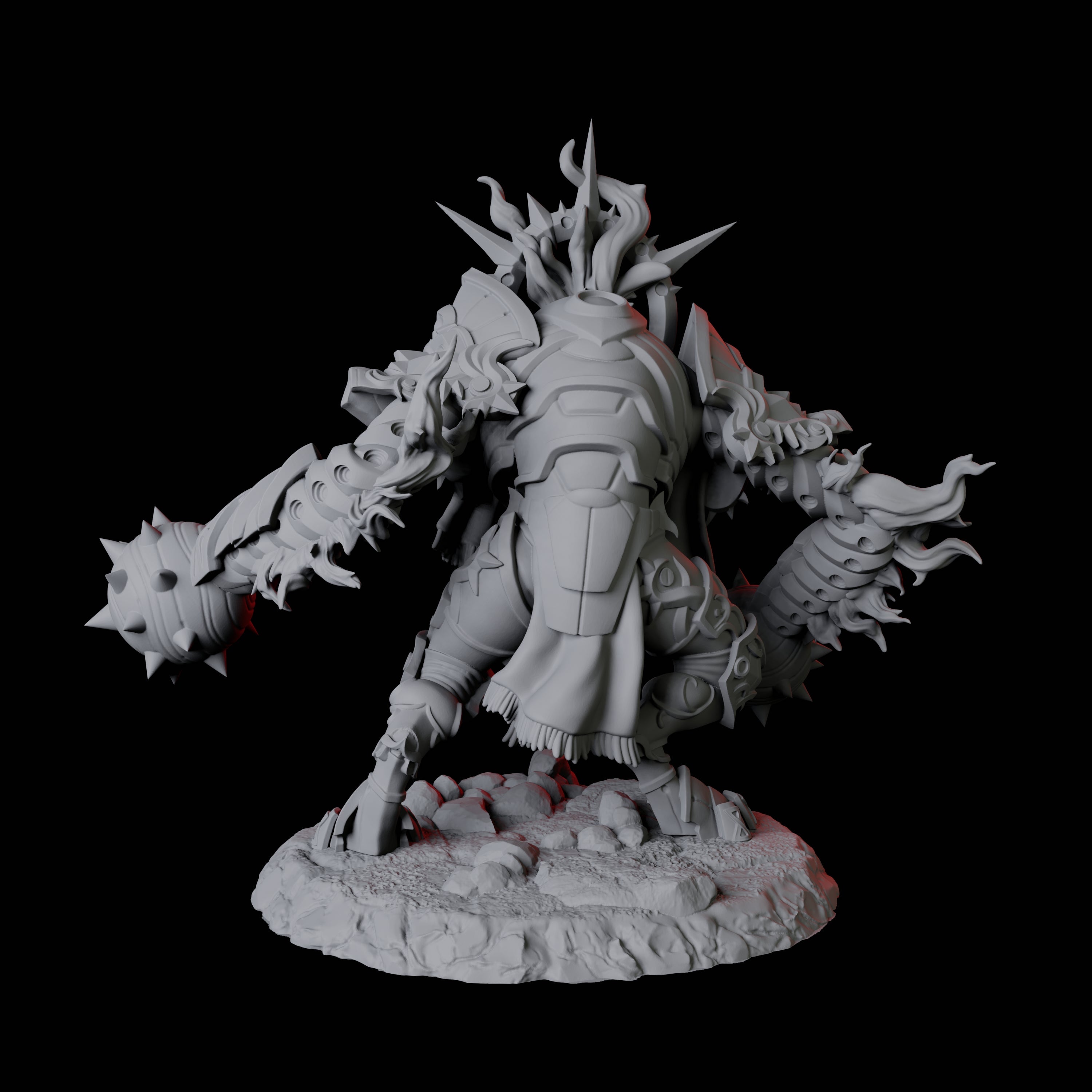 Surging Bastion Archon C Miniature for Dungeons and Dragons, Pathfinder or other TTRPGs