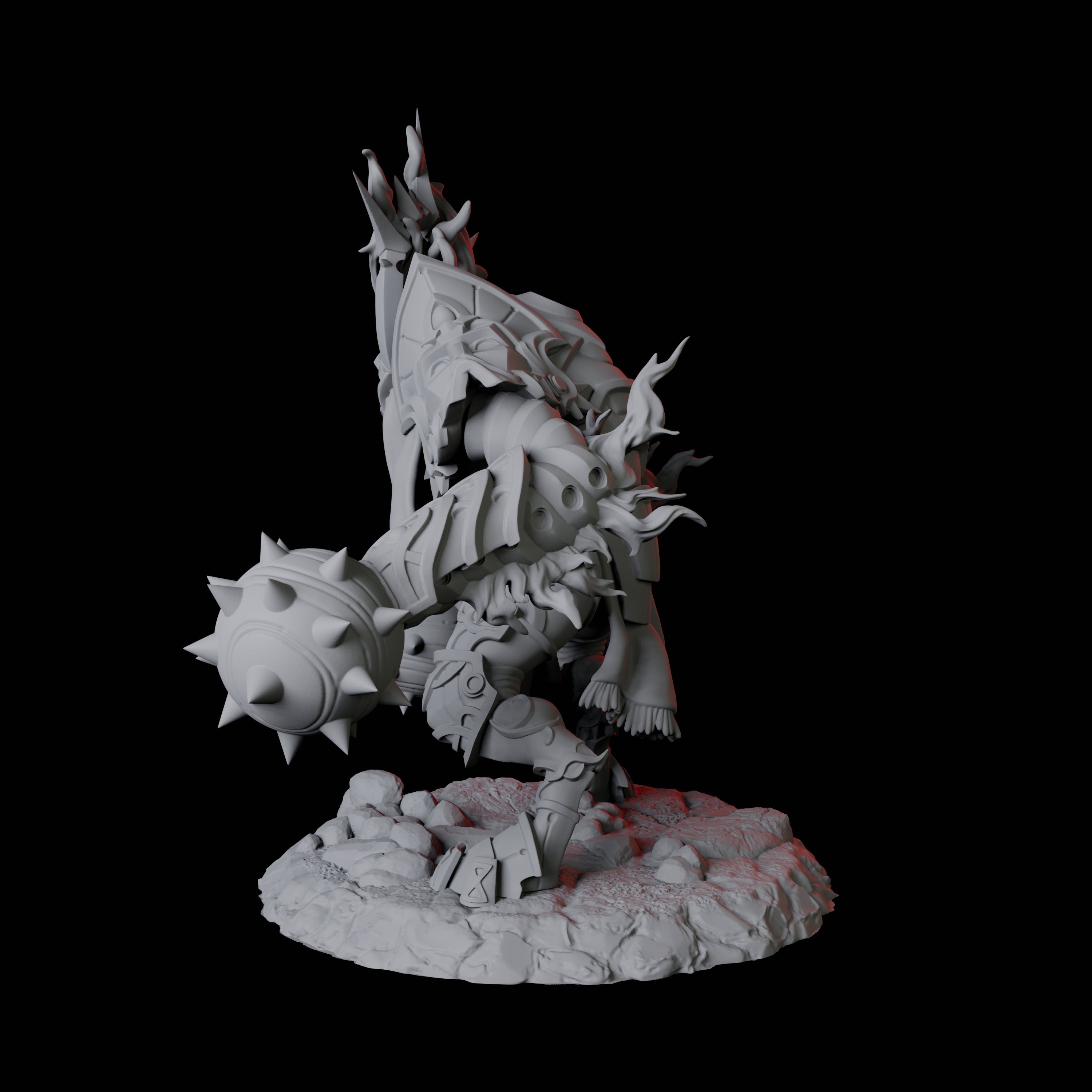 Surging Bastion Archon C Miniature for Dungeons and Dragons, Pathfinder or other TTRPGs