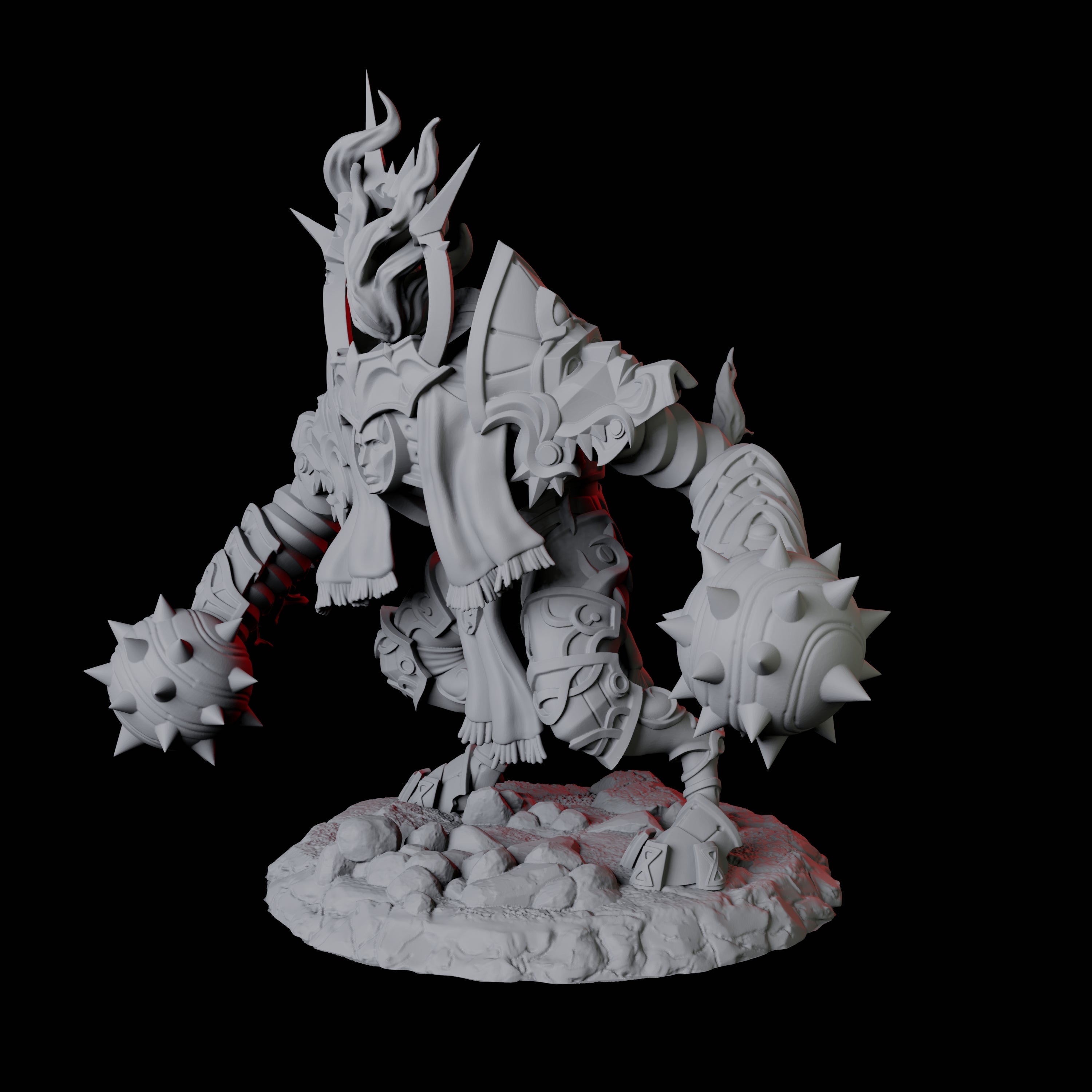 Surging Bastion Archon C Miniature for Dungeons and Dragons, Pathfinder or other TTRPGs