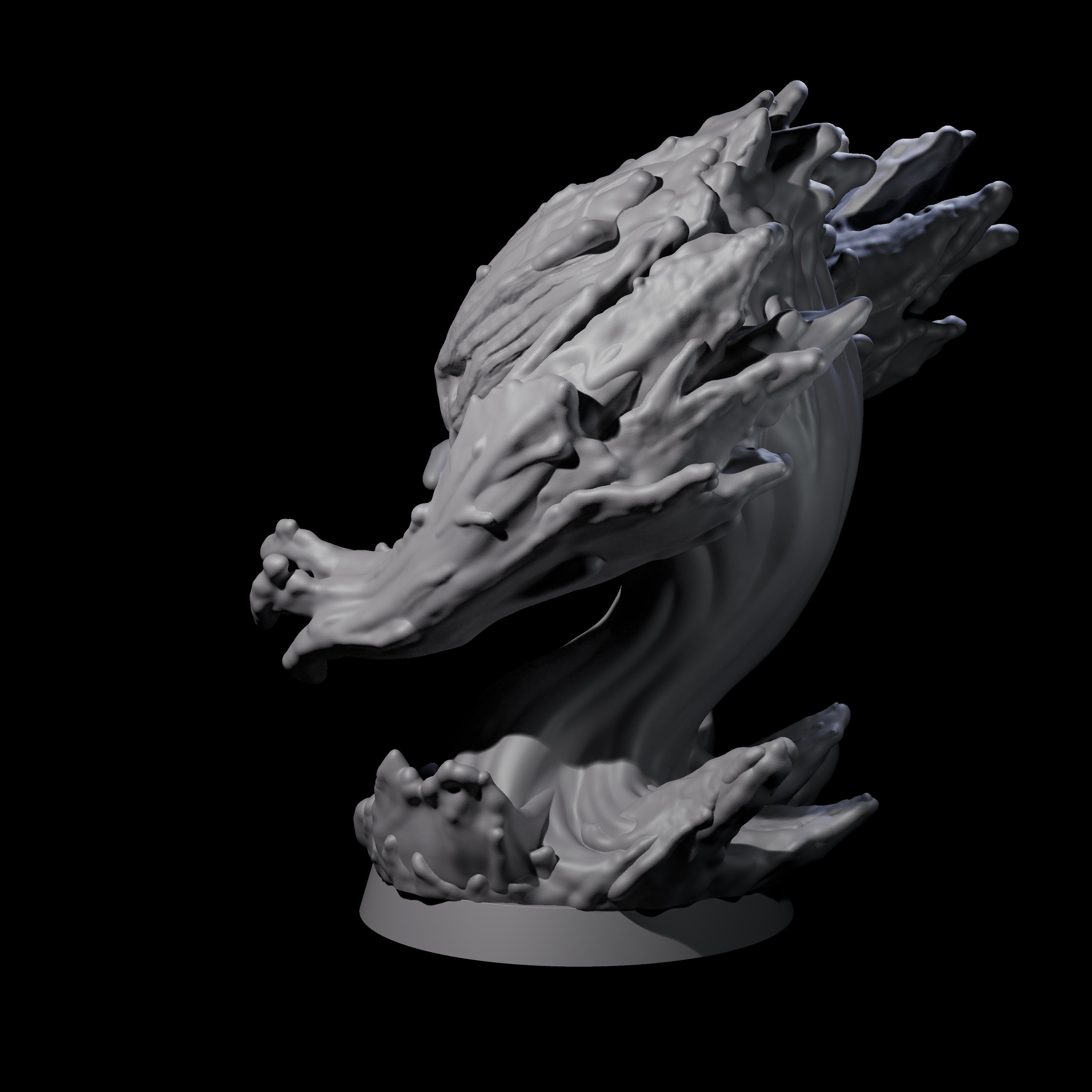 Surging Water Mephit Miniature for Dungeons and Dragons, Pathfinder or other TTRPGs