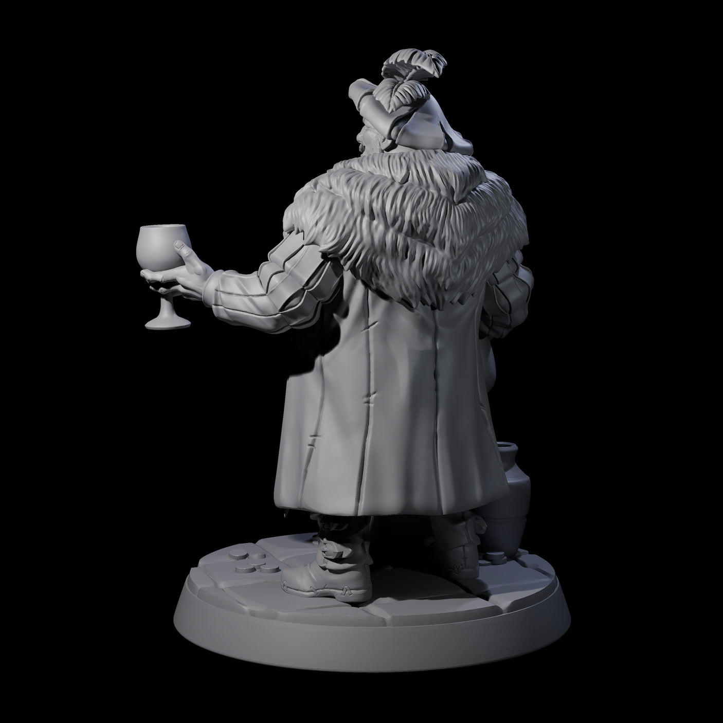 Swaggering Burgermeister Miniature for Dungeons and Dragons, Pathfinder or other TTRPGs