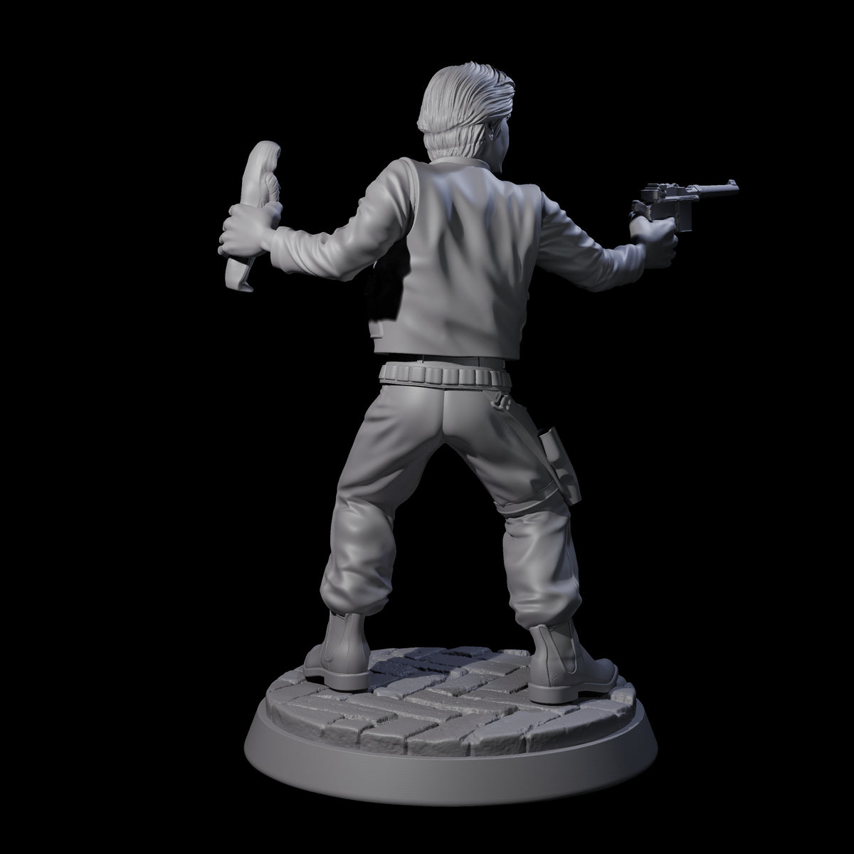 Swashbulking Archeologist Miniature for Dungeons and Dragons, Pathfinder or other TTRPGs