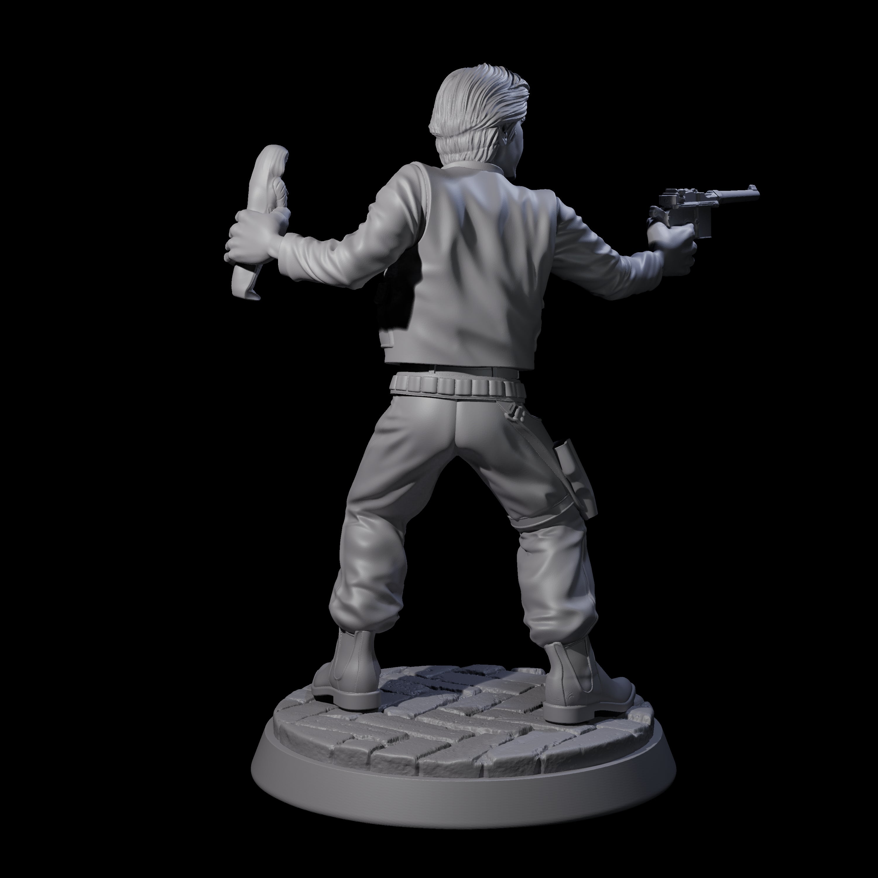 Swashbulking Archeologist Miniature for Dungeons and Dragons, Pathfinder or other TTRPGs