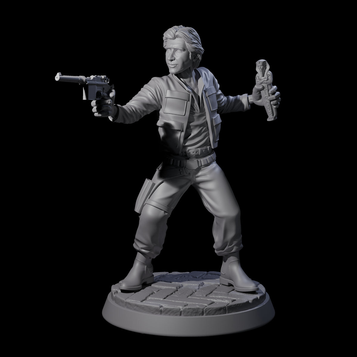 Swashbulking Archeologist Miniature for Dungeons and Dragons, Pathfinder or other TTRPGs