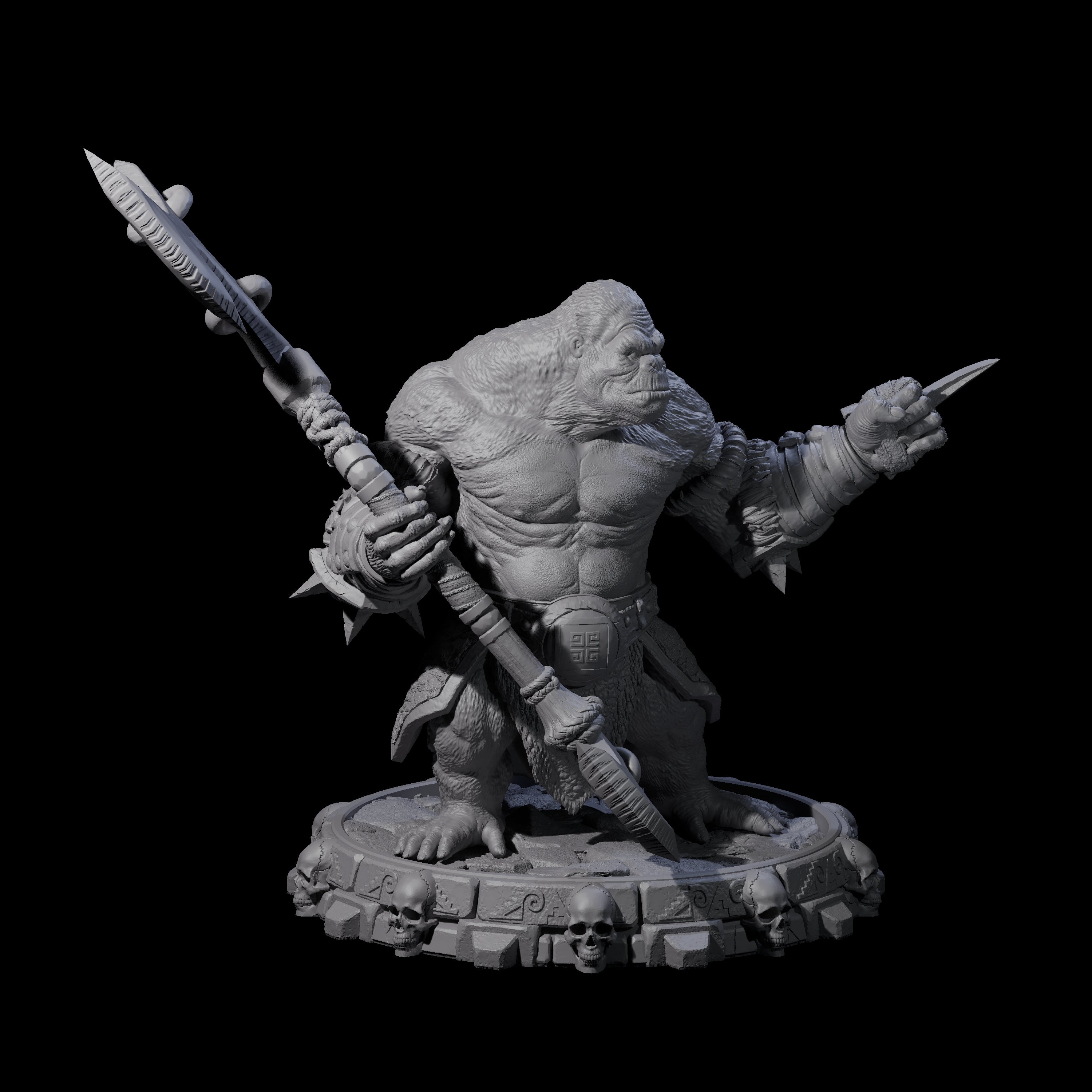 Swinging Hadozee A Miniature for Dungeons and Dragons, Pathfinder or other TTRPGs