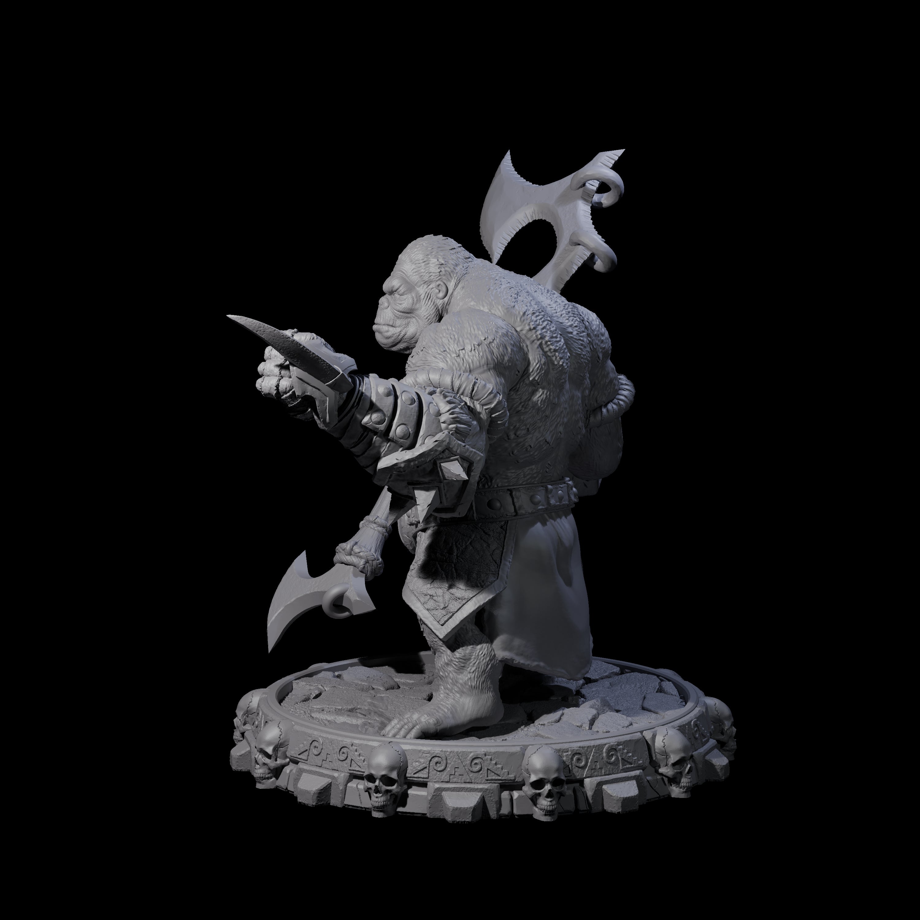 Swinging Hadozee A Miniature for Dungeons and Dragons, Pathfinder or other TTRPGs