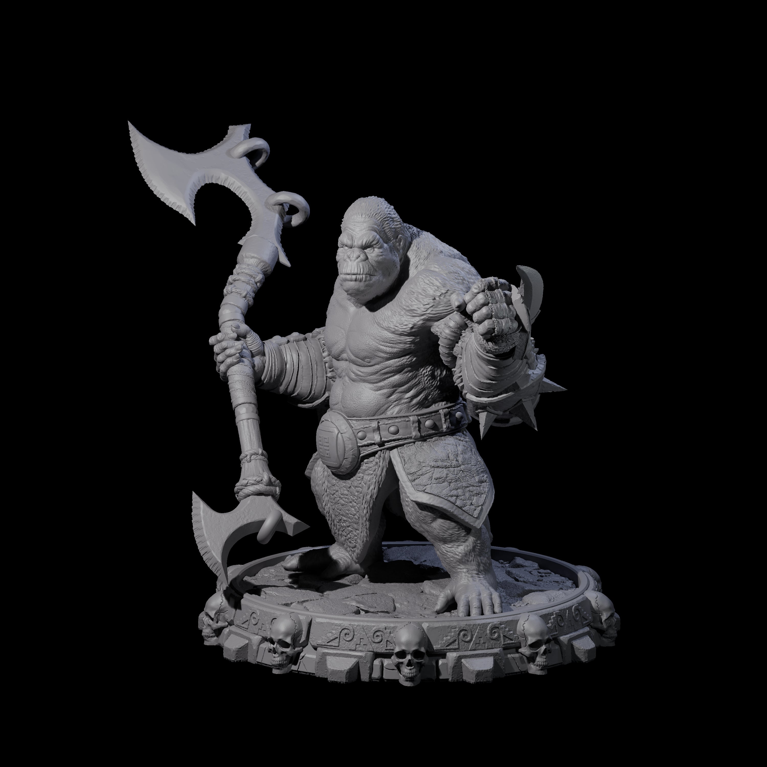 Swinging Hadozee A Miniature for Dungeons and Dragons, Pathfinder or other TTRPGs