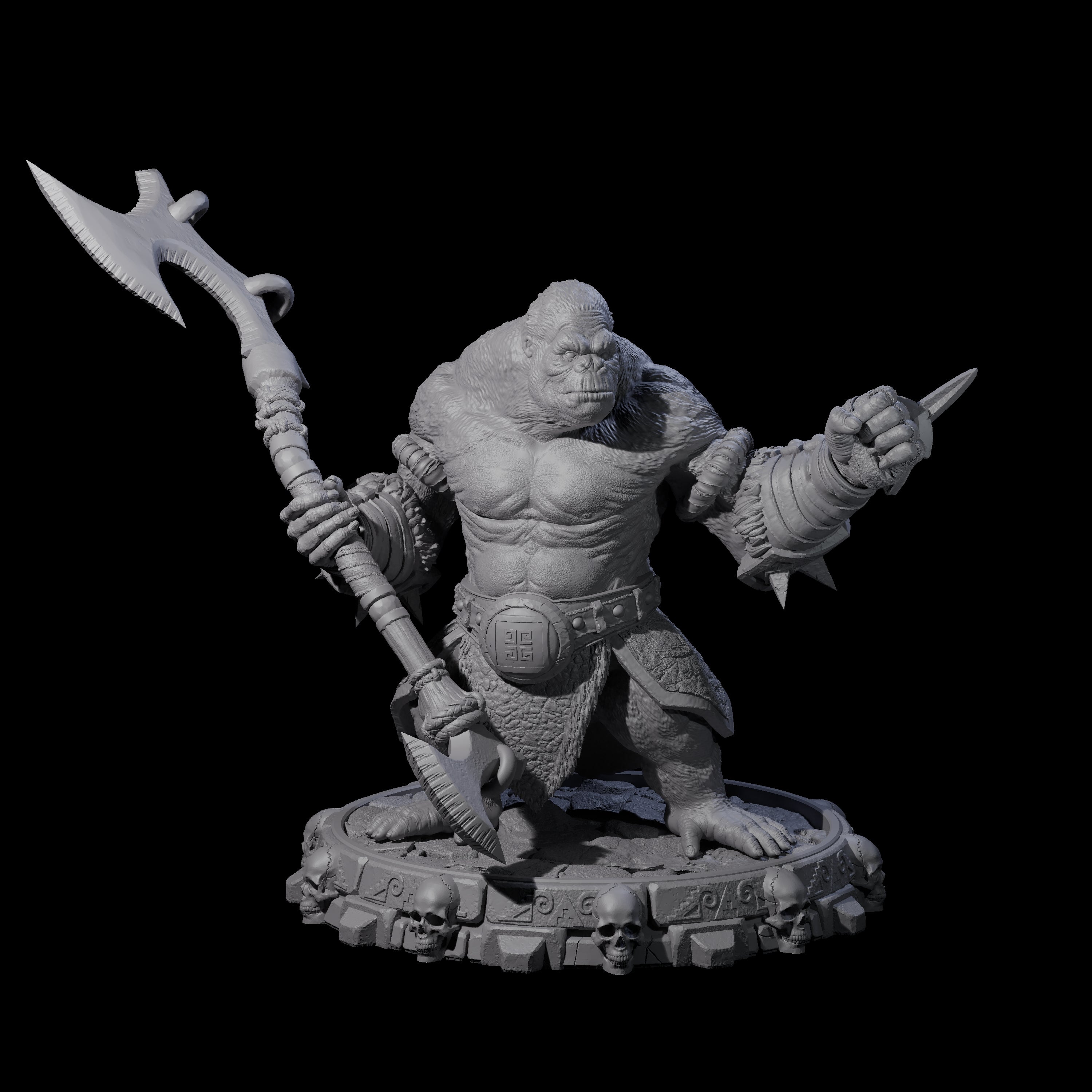 Swinging Hadozee A Miniature for Dungeons and Dragons, Pathfinder or other TTRPGs