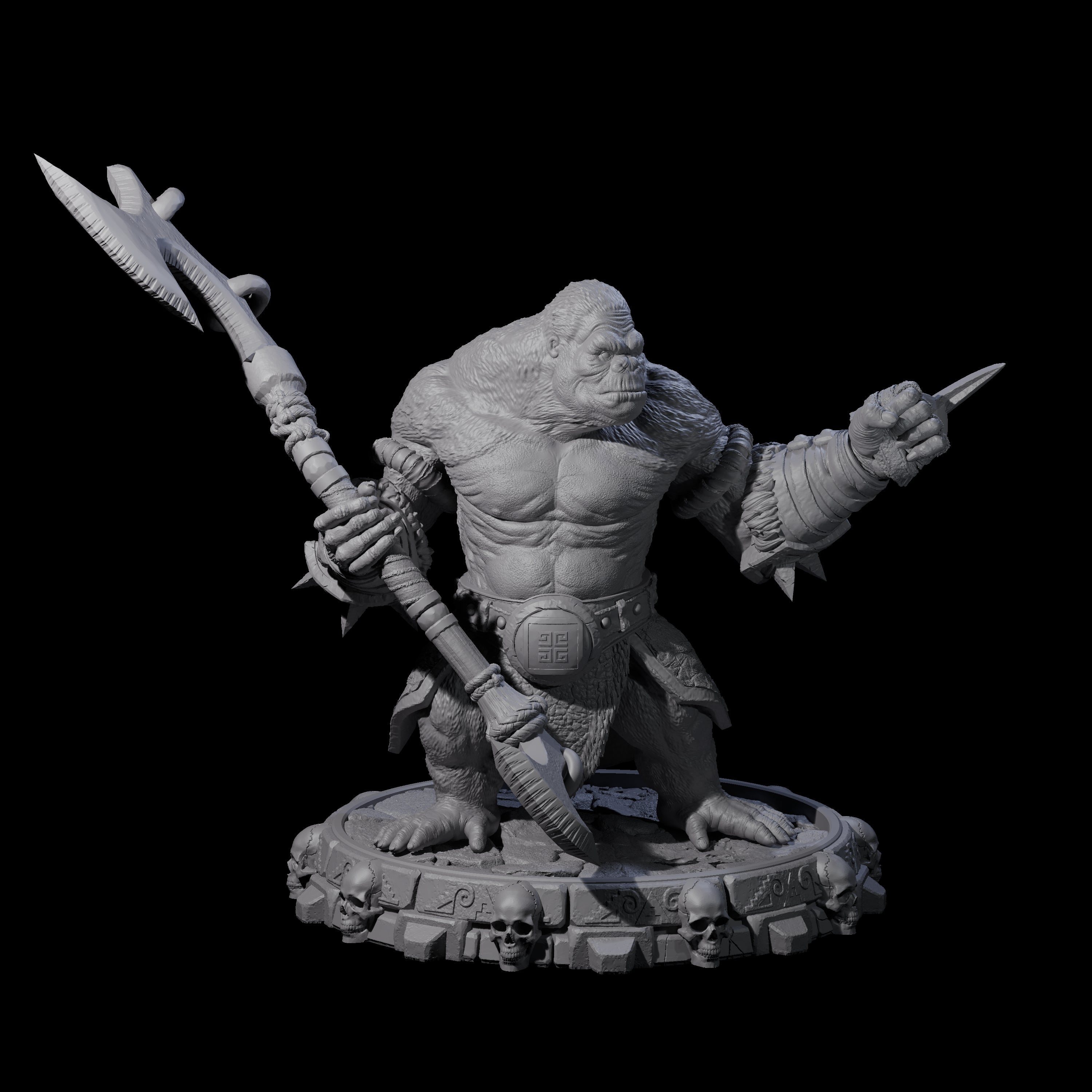 Swinging Hadozee A Miniature for Dungeons and Dragons, Pathfinder or other TTRPGs