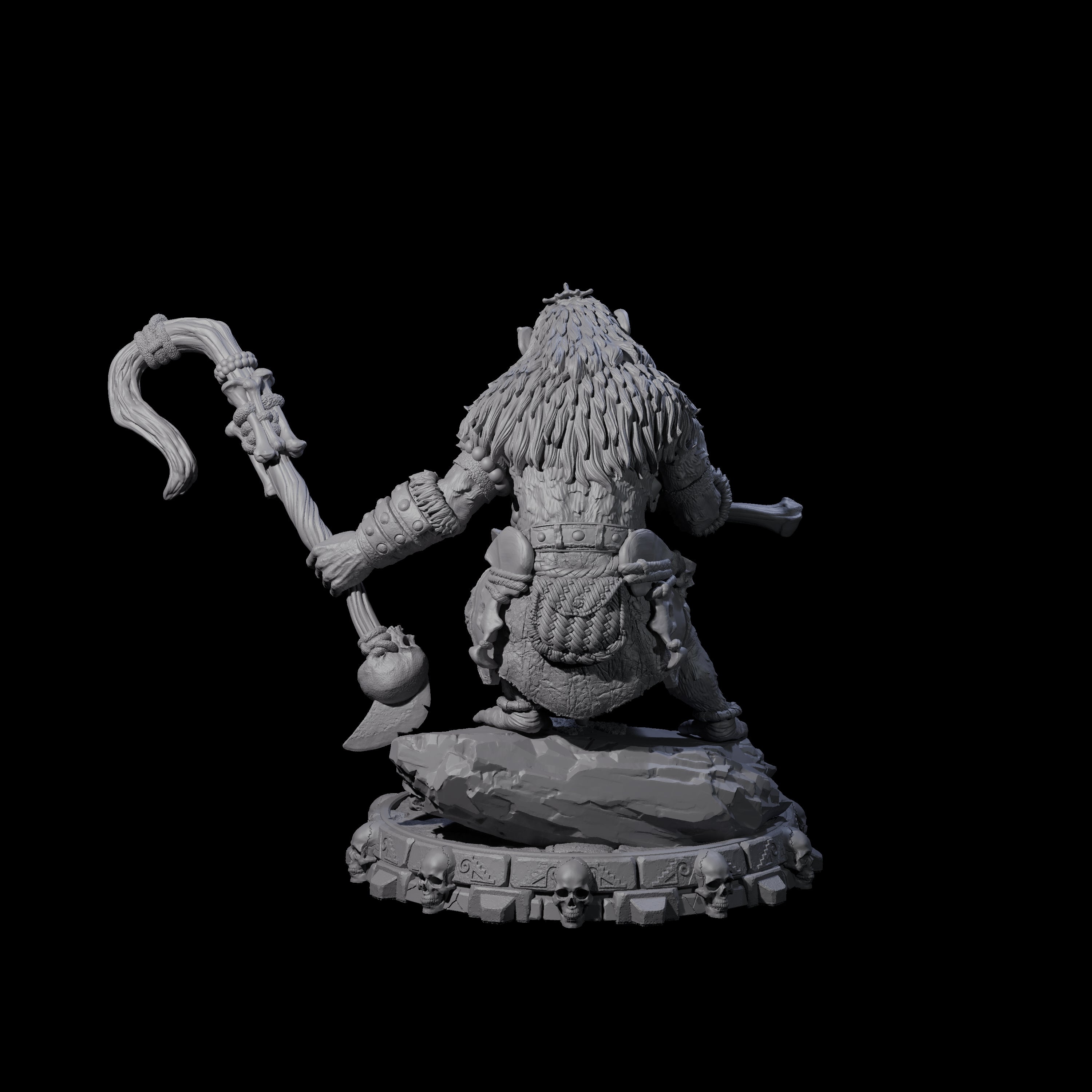 Swinging Hadozee B Miniature for Dungeons and Dragons, Pathfinder or other TTRPGs