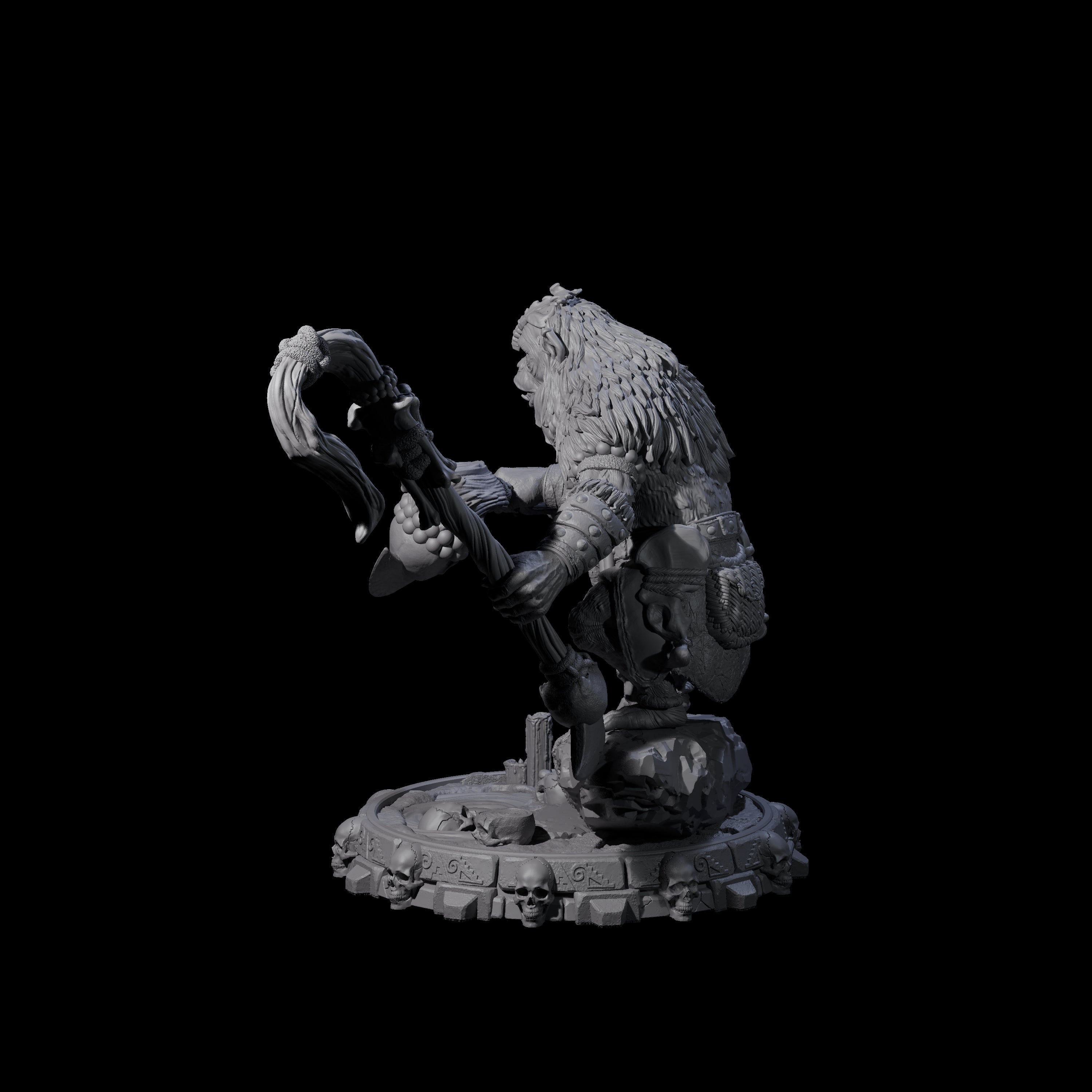 Swinging Hadozee B Miniature for Dungeons and Dragons, Pathfinder or other TTRPGs