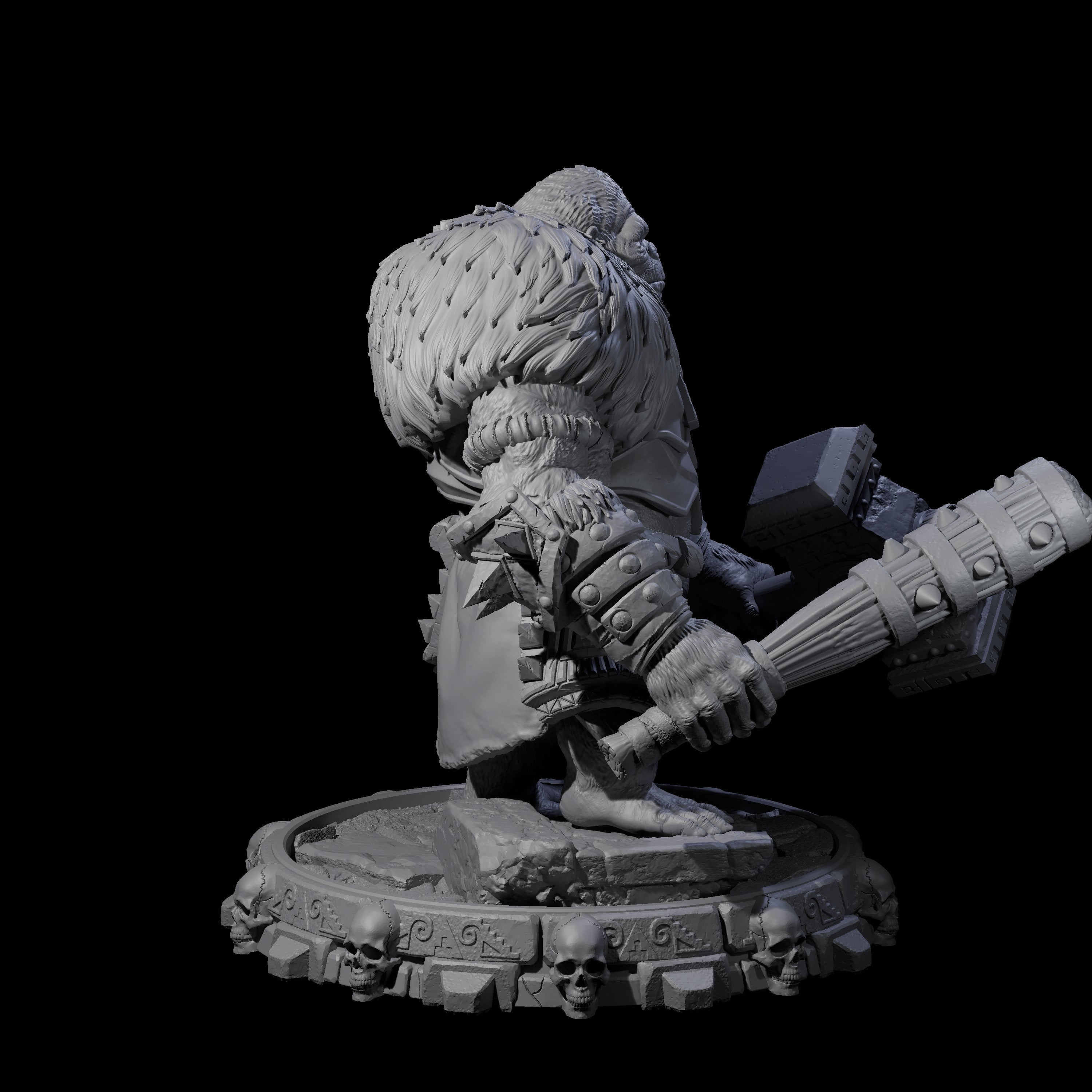 Swinging Hadozee C Miniature for Dungeons and Dragons, Pathfinder or other TTRPGs