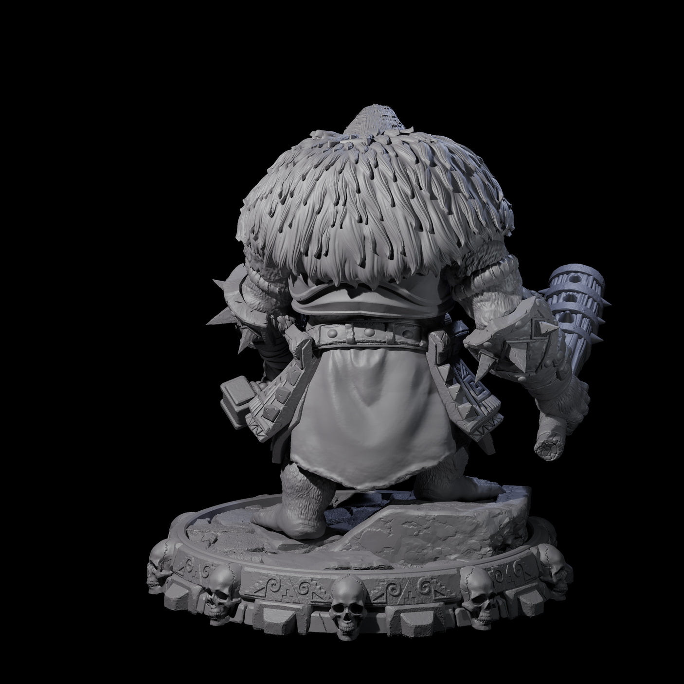 Swinging Hadozee C Miniature for Dungeons and Dragons, Pathfinder or other TTRPGs