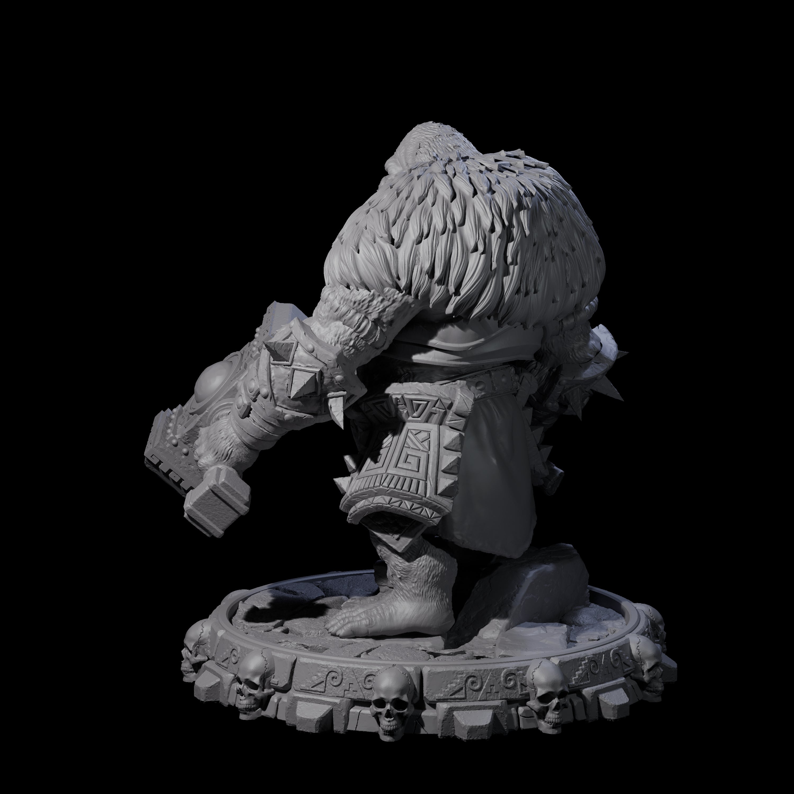Swinging Hadozee C Miniature for Dungeons and Dragons, Pathfinder or other TTRPGs