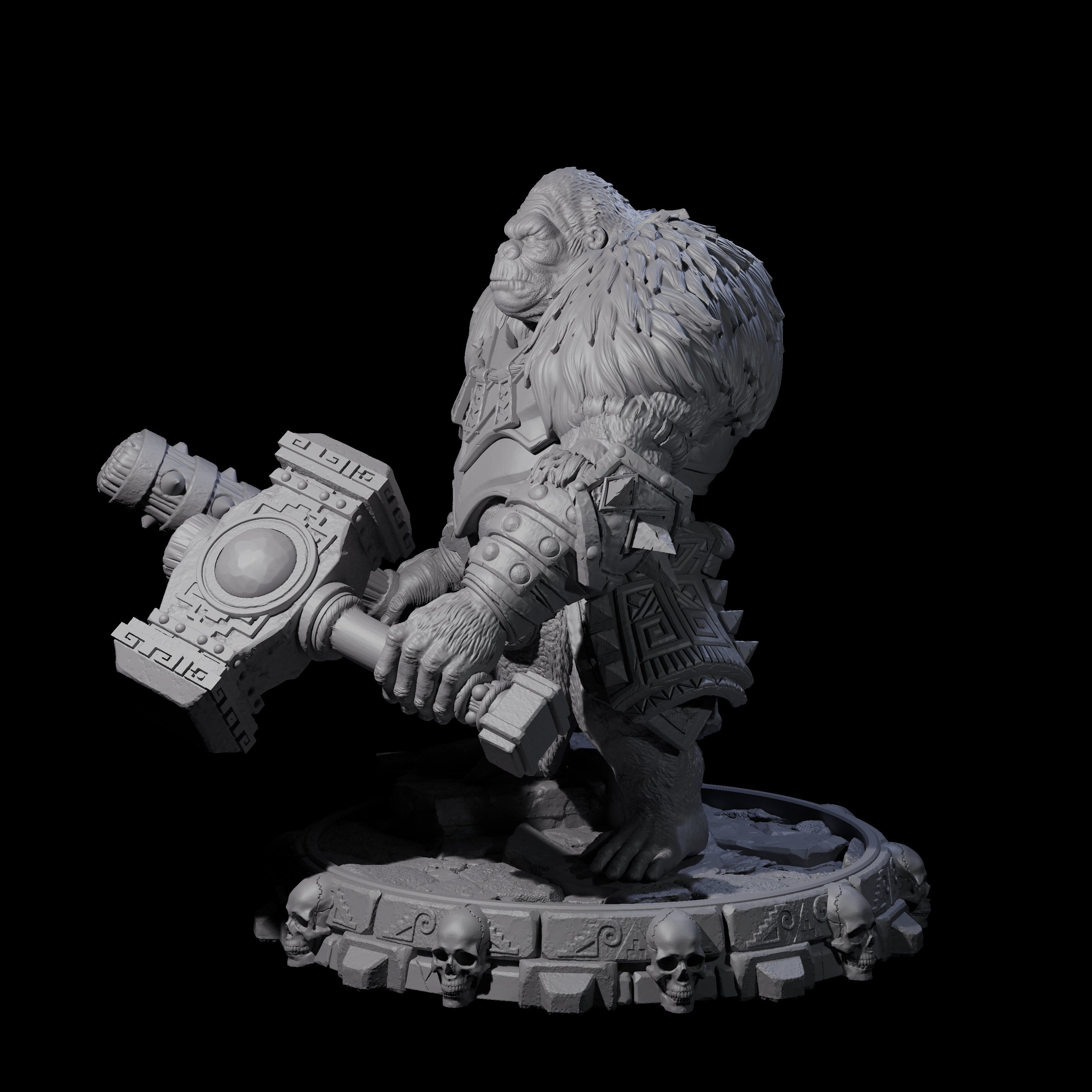 Swinging Hadozee C Miniature for Dungeons and Dragons, Pathfinder or other TTRPGs