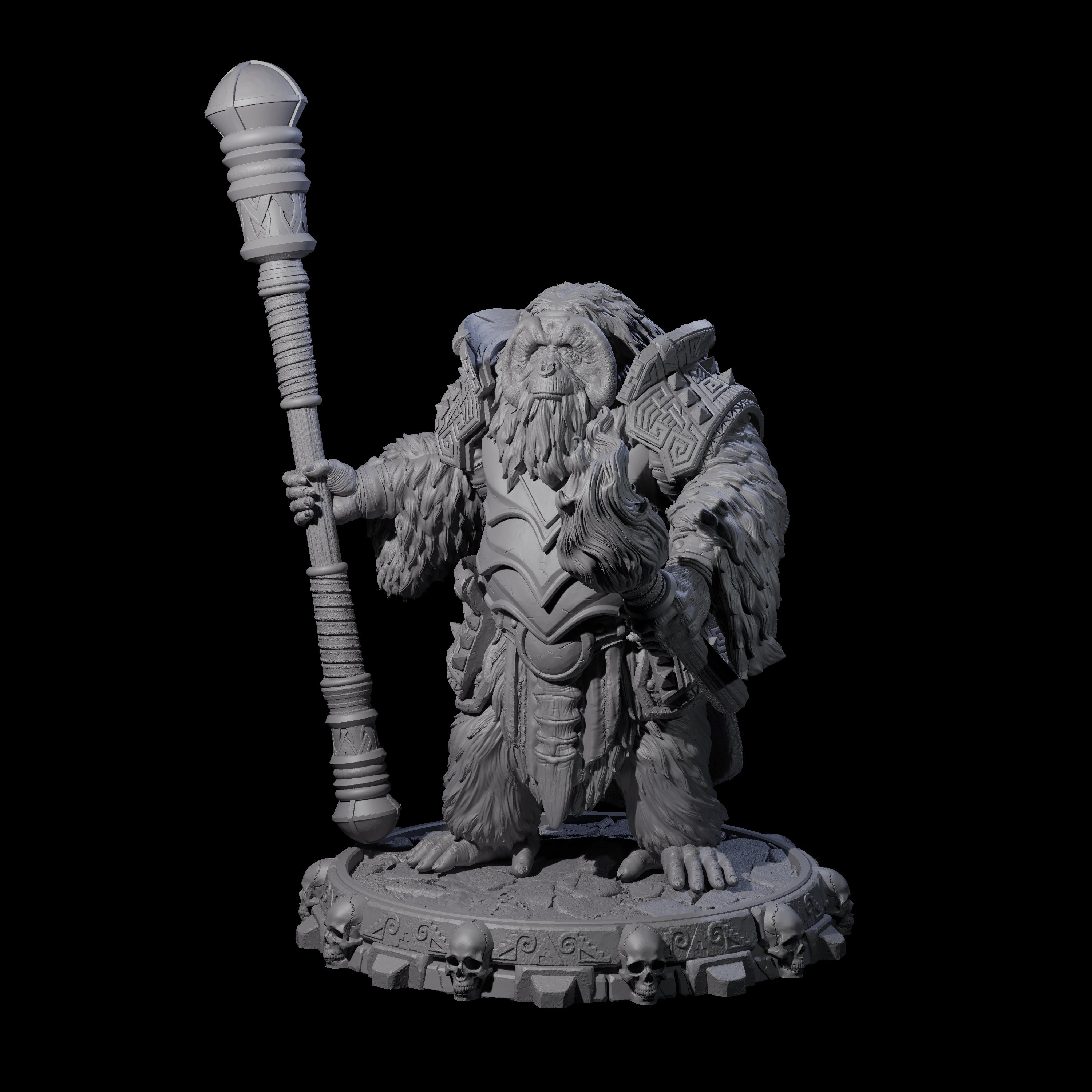 Swinging Hadozee D Miniature for Dungeons and Dragons, Pathfinder or other TTRPGs