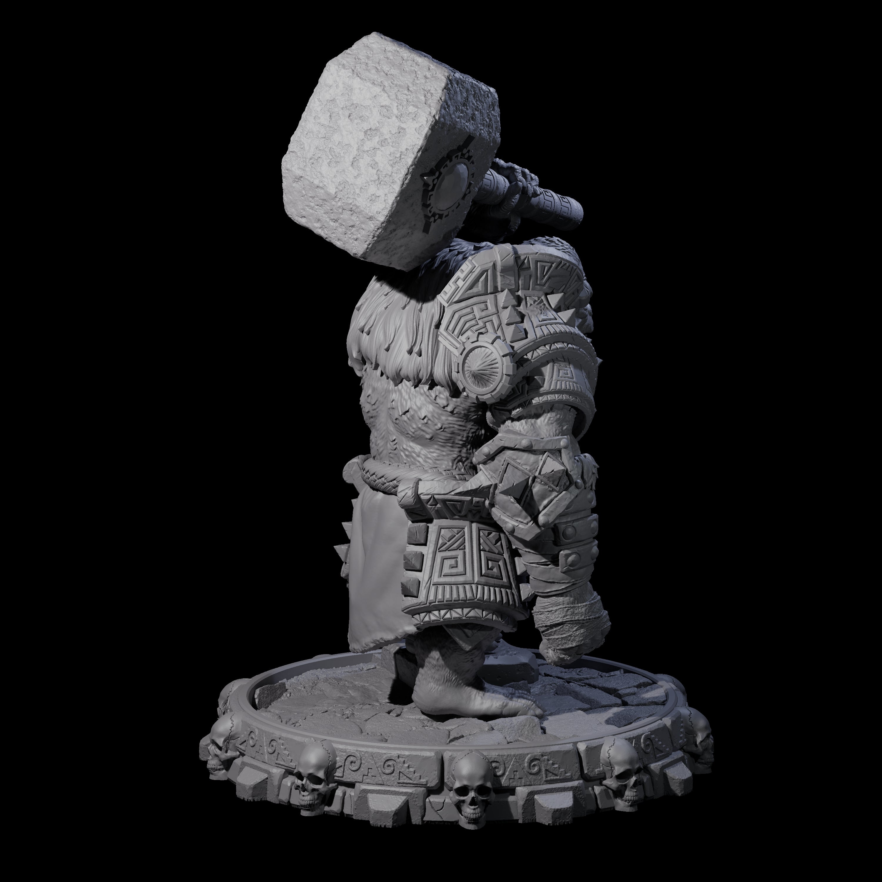 Swinging Hadozee F Miniature for Dungeons and Dragons, Pathfinder or other TTRPGs