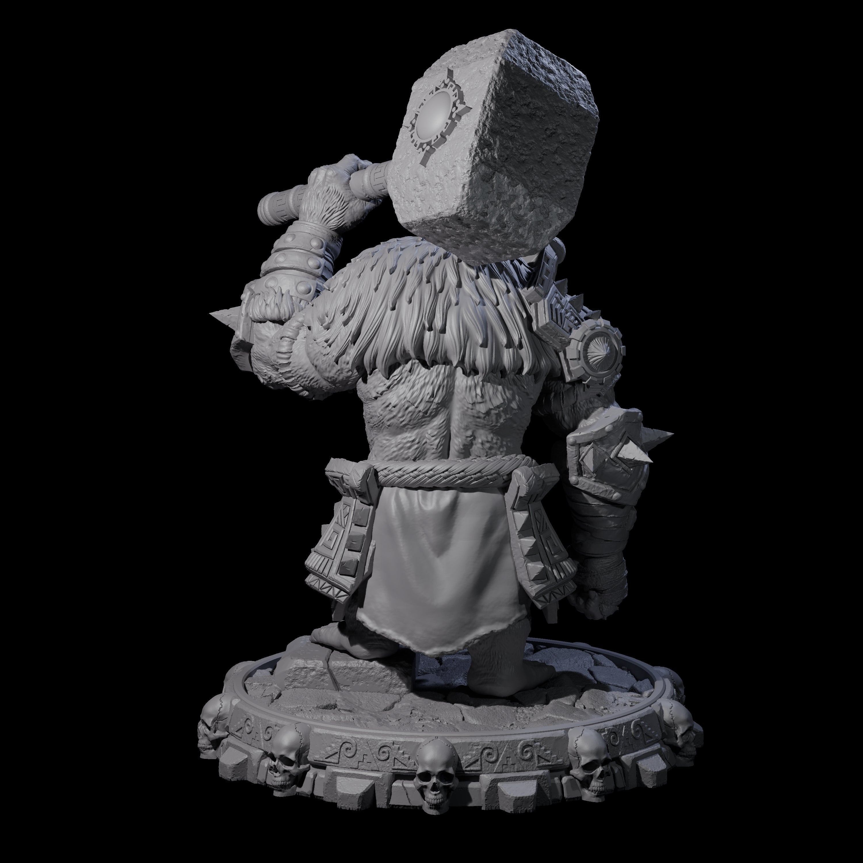 Swinging Hadozee F Miniature for Dungeons and Dragons, Pathfinder or other TTRPGs