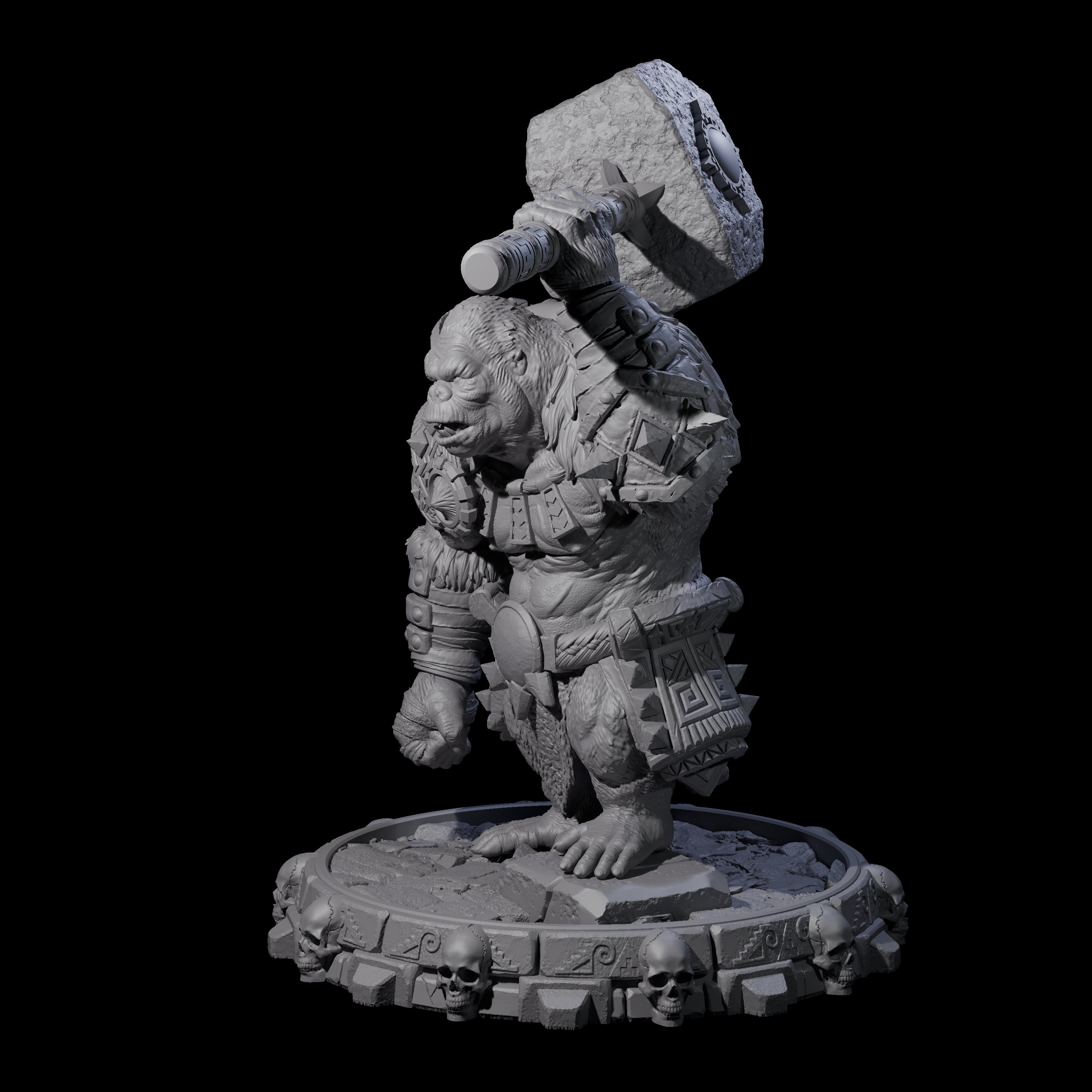 Swinging Hadozee F Miniature for Dungeons and Dragons, Pathfinder or other TTRPGs