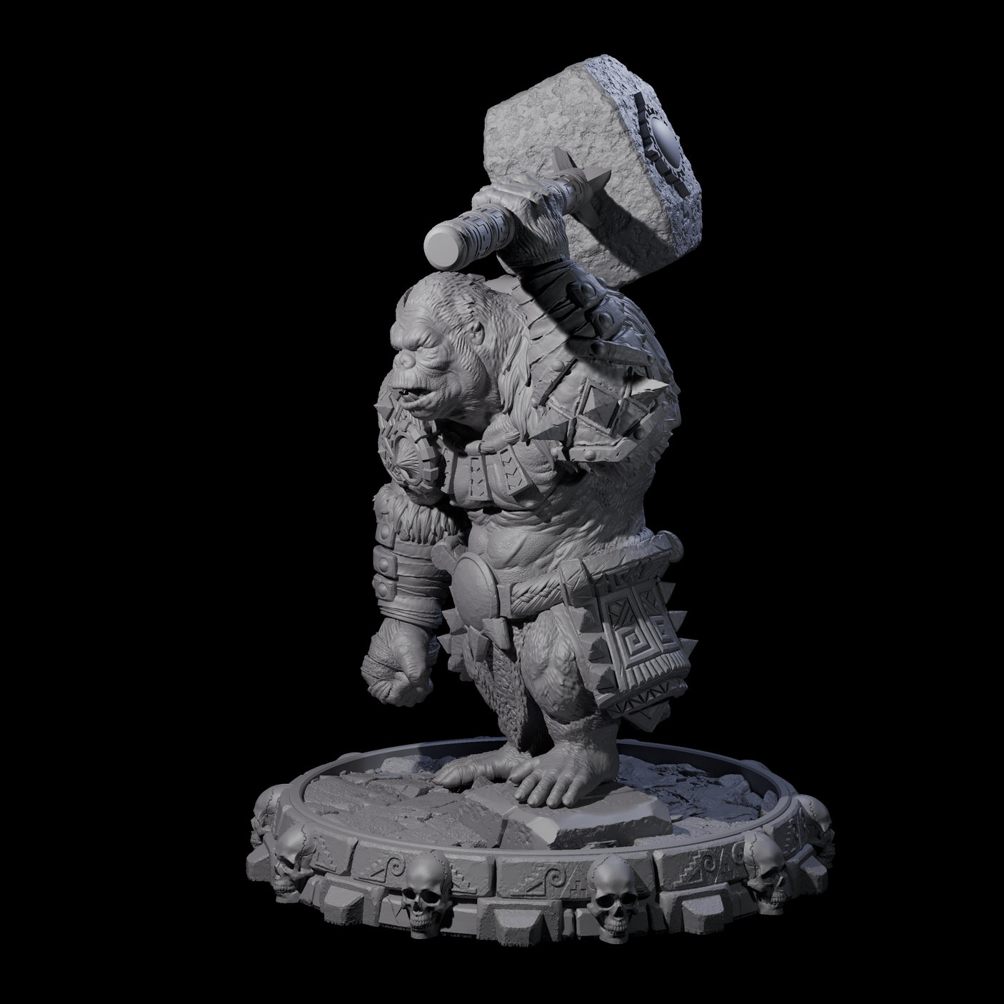 Swinging Hadozee F Miniature for Dungeons and Dragons, Pathfinder or other TTRPGs