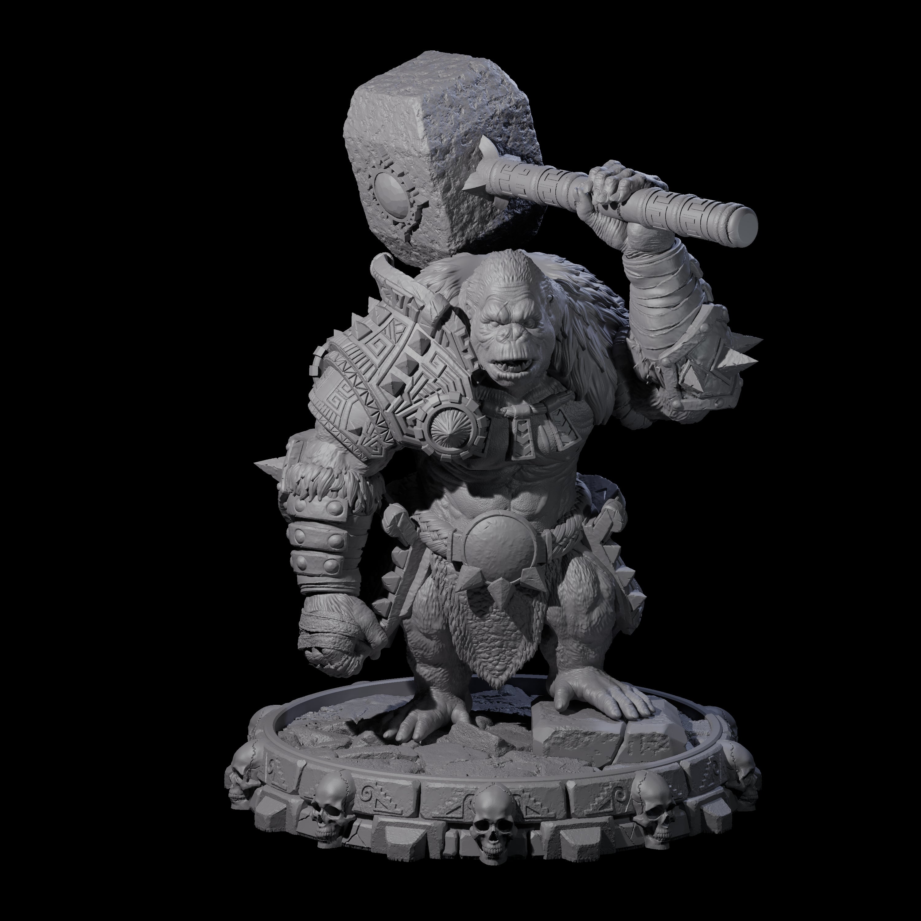 Swinging Hadozee F Miniature for Dungeons and Dragons, Pathfinder or other TTRPGs