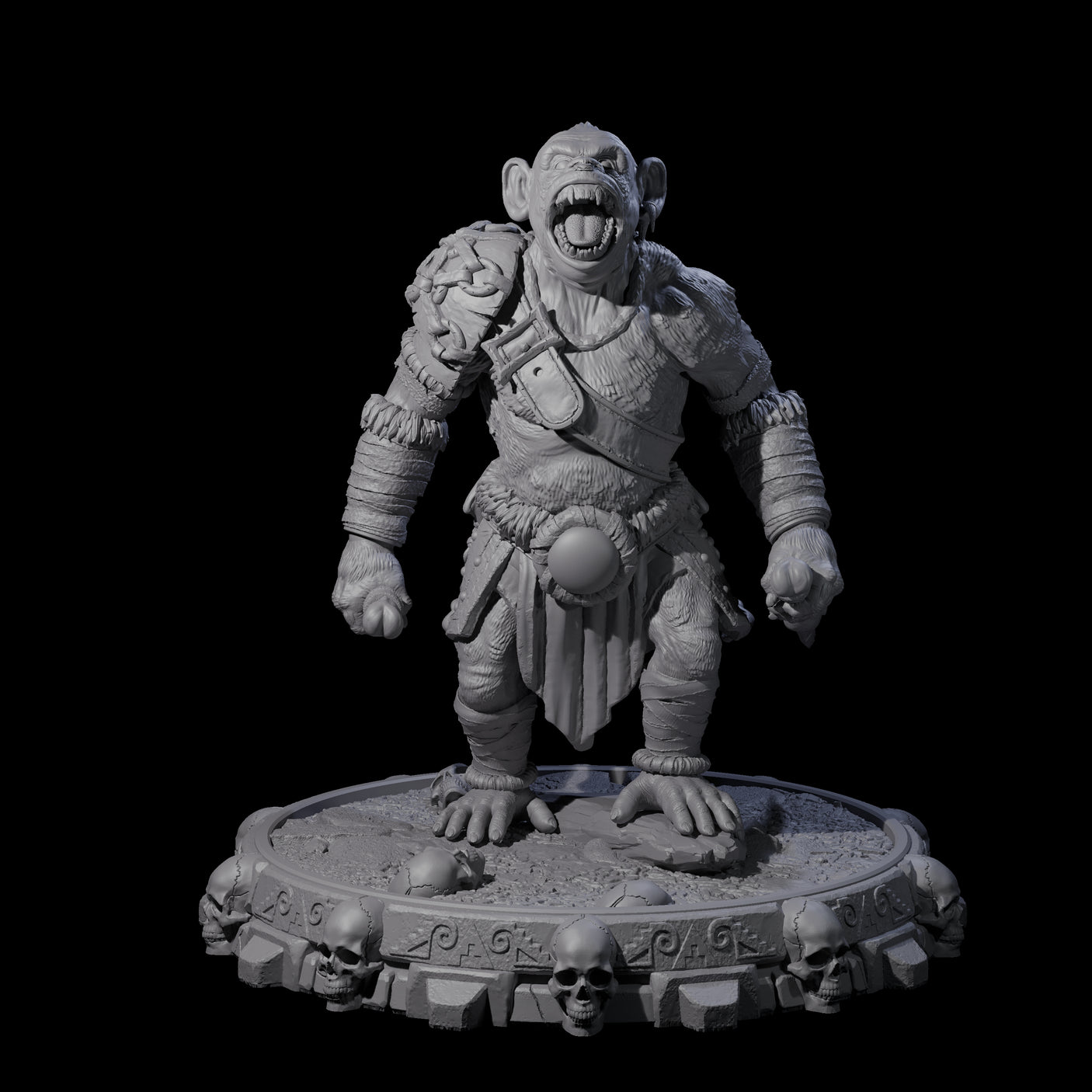 Swinging Hadozee G Miniature for Dungeons and Dragons, Pathfinder or other TTRPGs