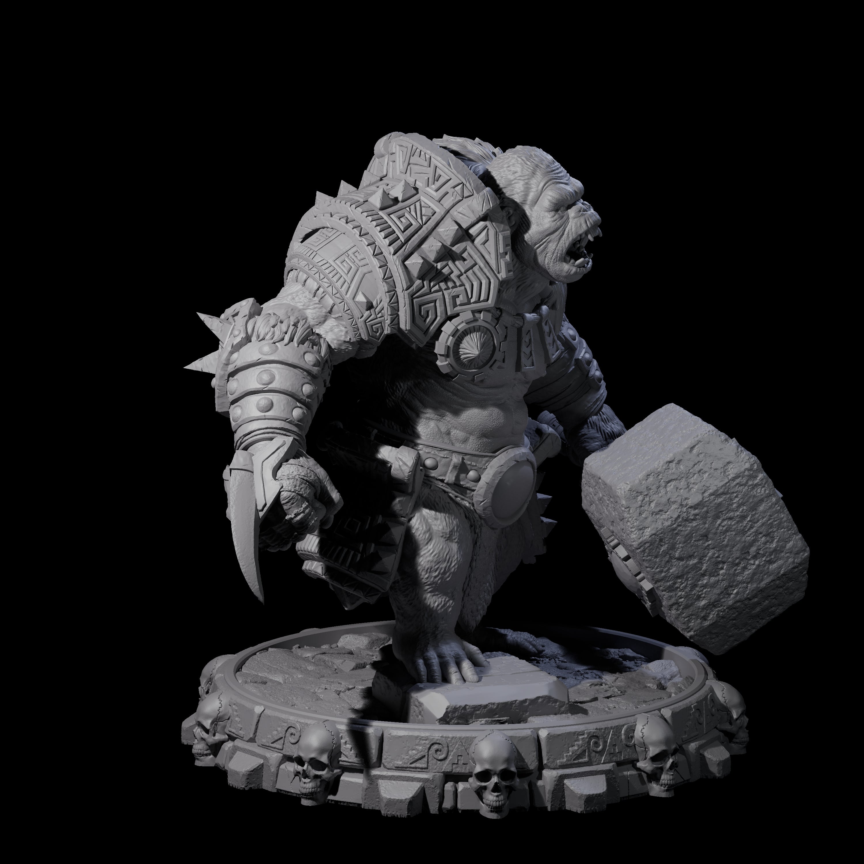Swinging Hadozee H Miniature for Dungeons and Dragons, Pathfinder or other TTRPGs